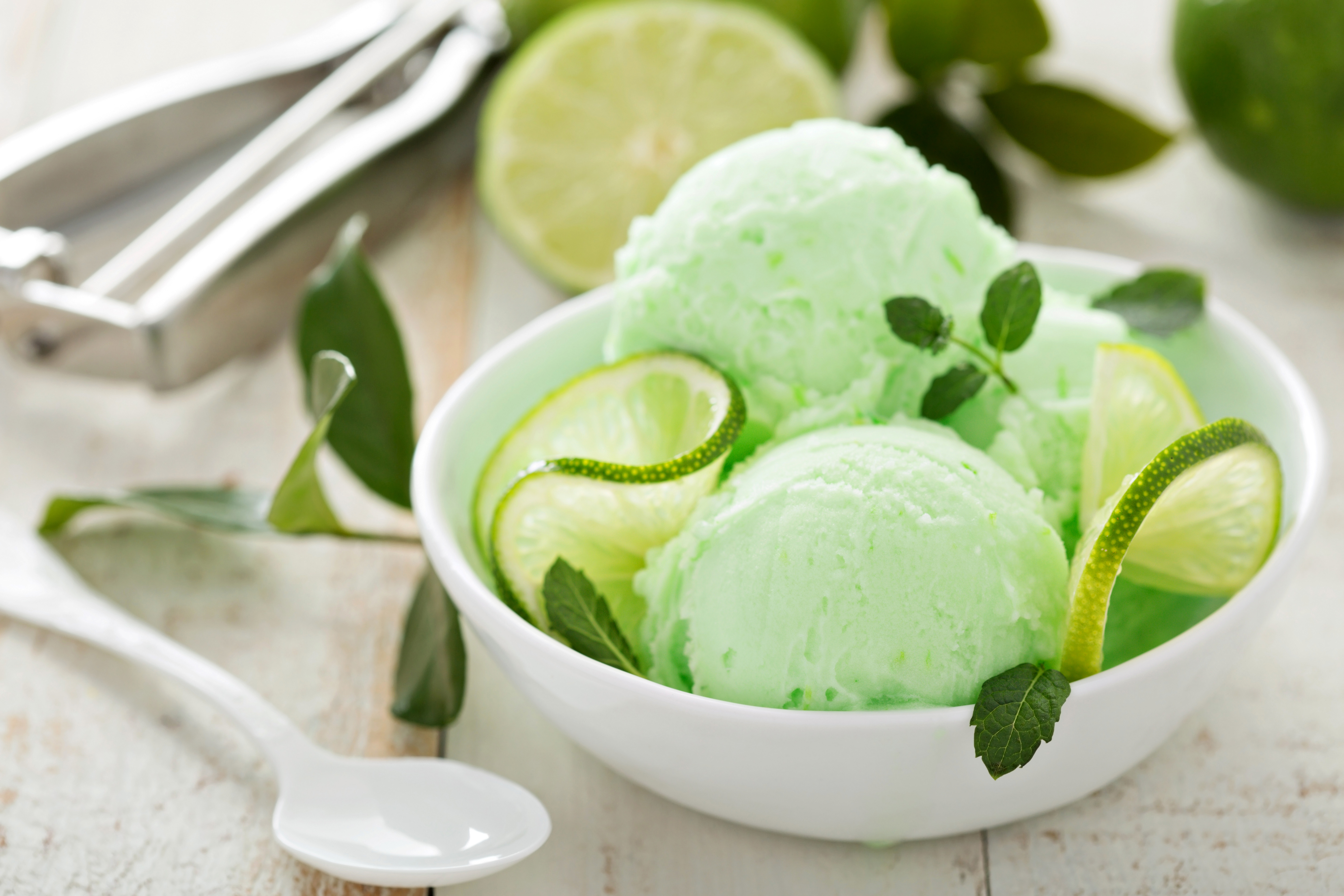Dessert Ice Cream Lime Mint 5760x3840