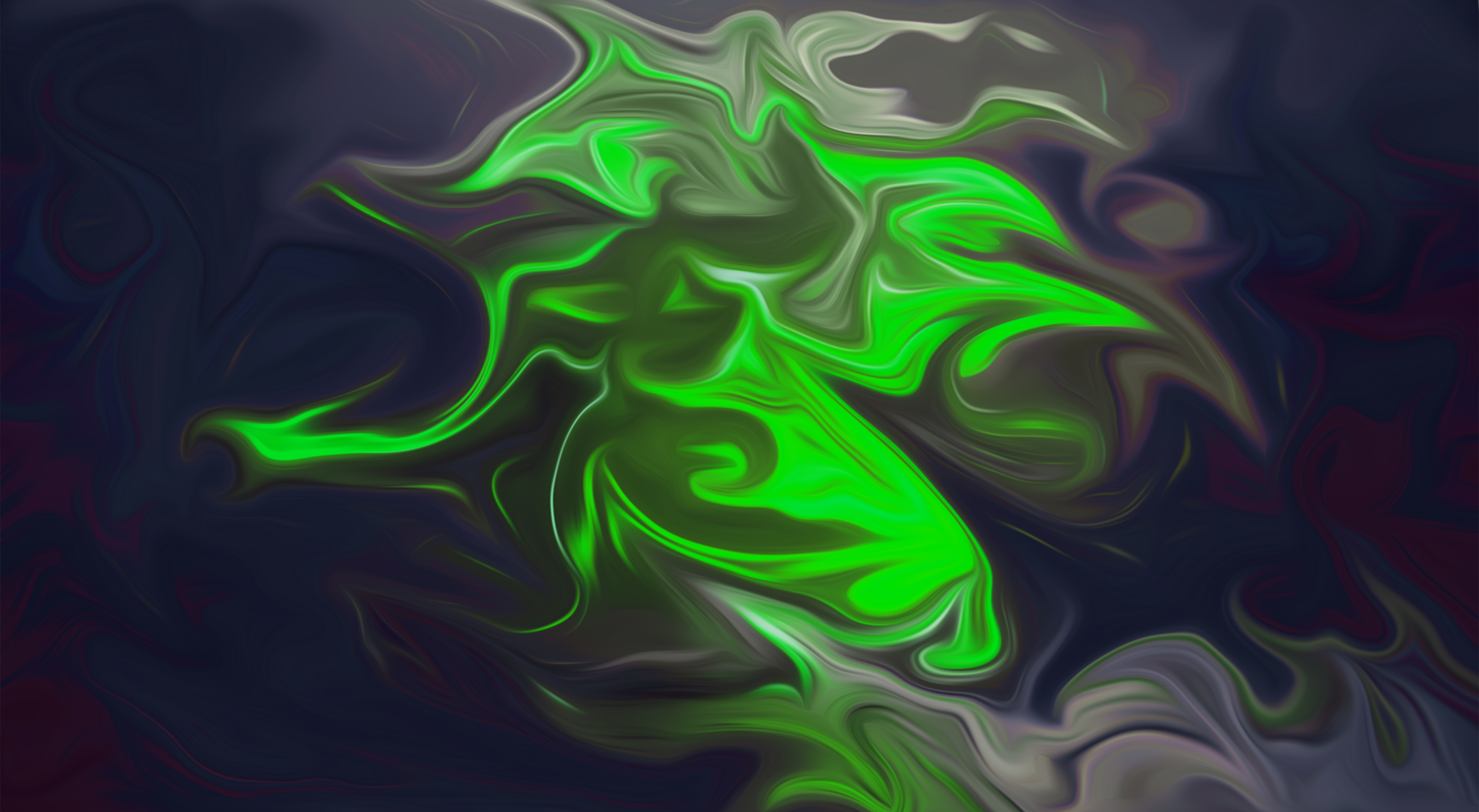 Abstract Fluid Colorful Gradient Artwork Interference Liquid 7866x4320