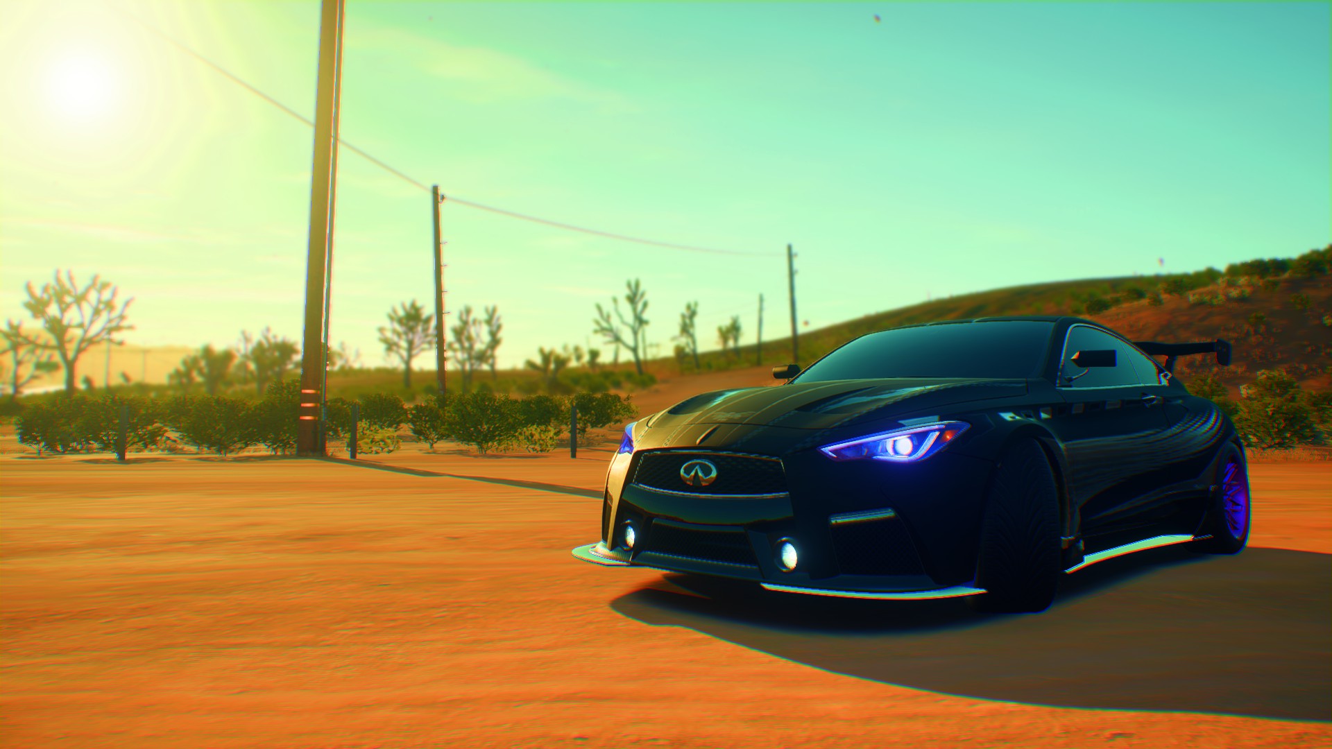 Need For Speed Need For Speed Payback Car Infiniti Black Cars Tuning Vehicle Video Games 1920x1080