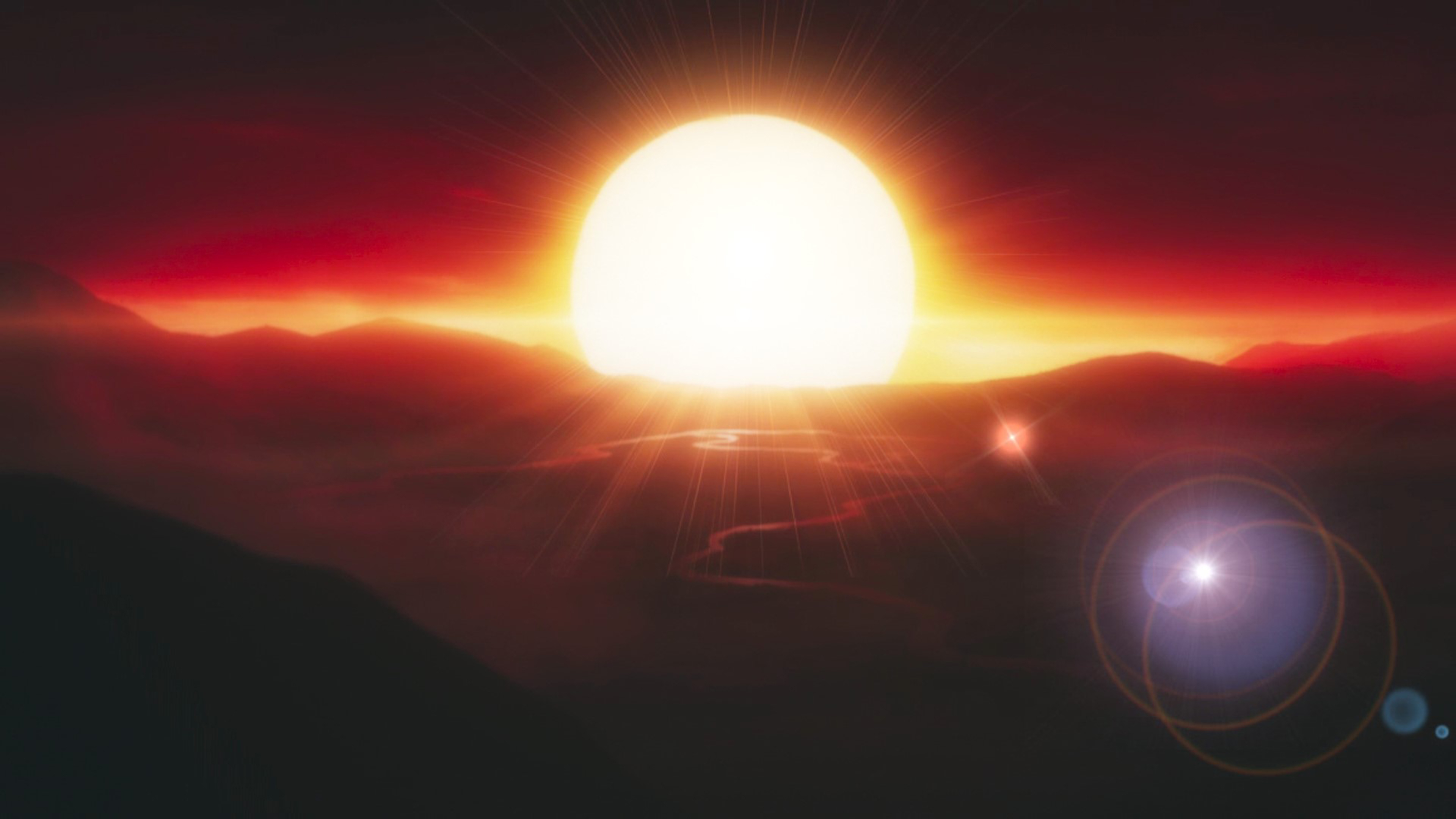 Castlevania Landscape Sun Sunset 3840x2160