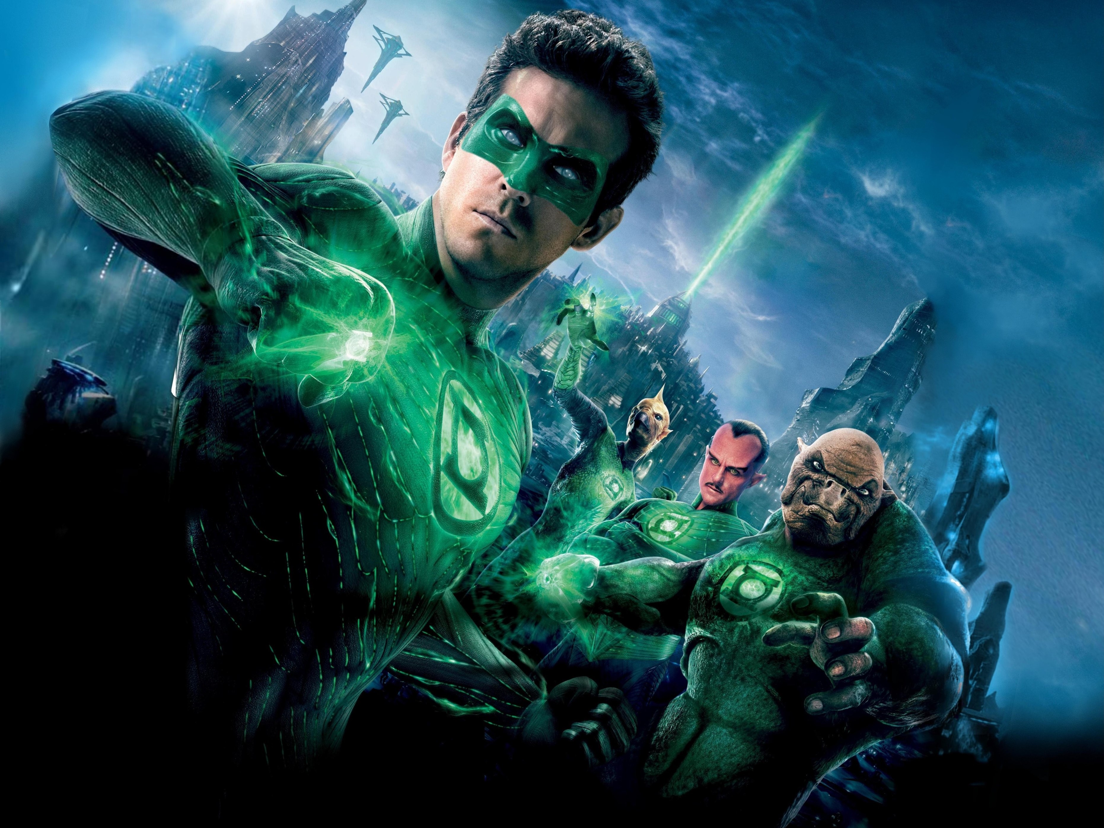 Green Lantern Kilowog Green Lantern Ryan Reynolds Sinestro Dc Comics Tomar Re 3723x2792
