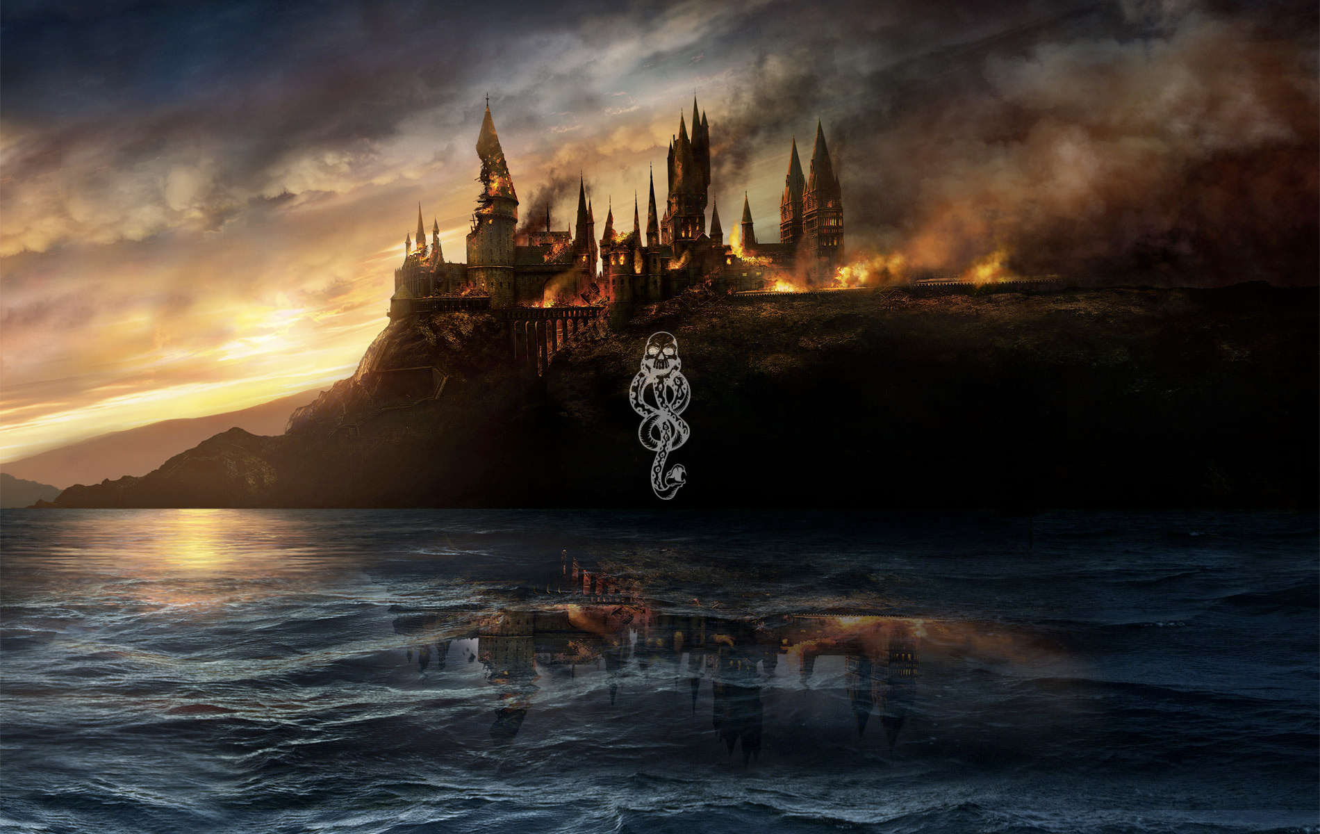 Hogwarts Lord Voldemort Castle Harry Potter 1900x1200