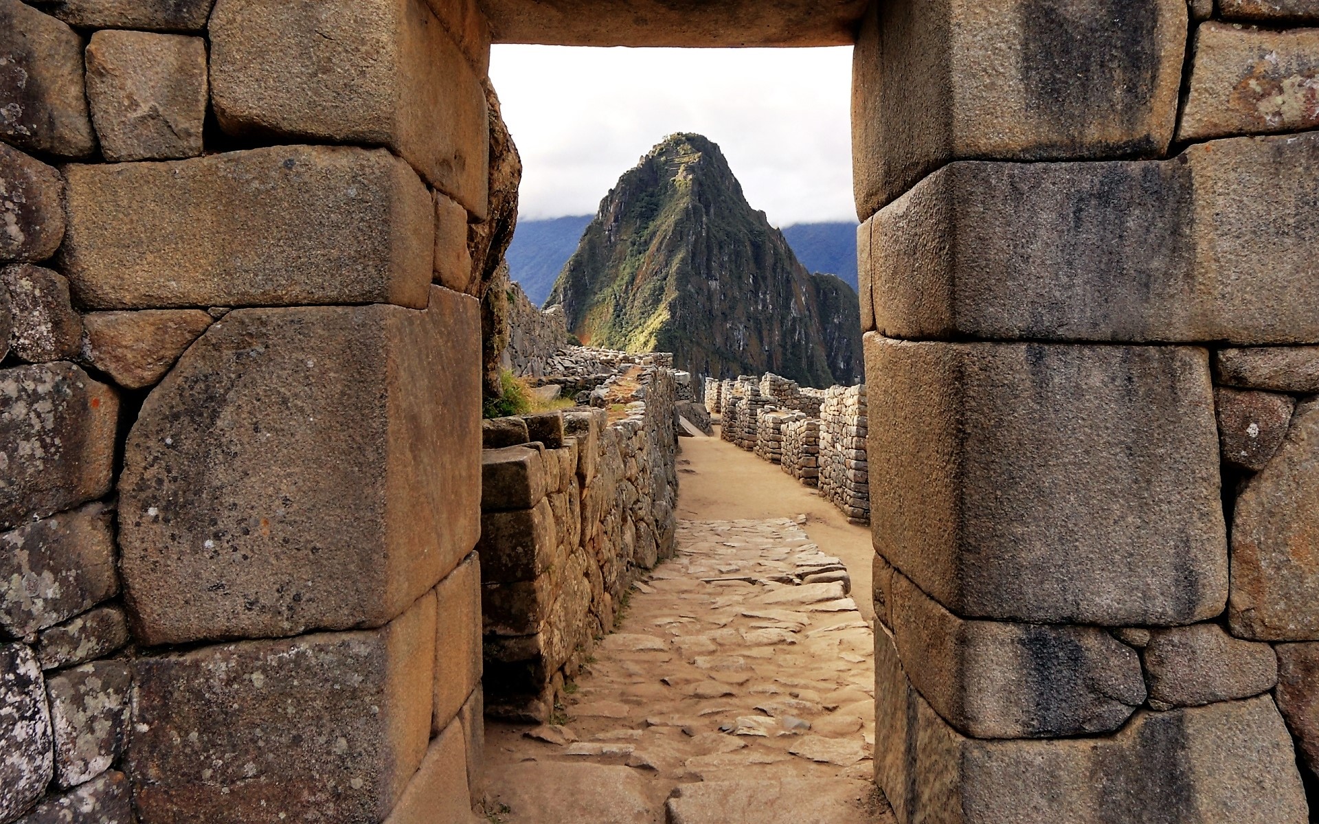 Nature Landscape Architecture Building Old Building Ancient Machu Picchu Mountains Peru Wall Stones 1920x1200