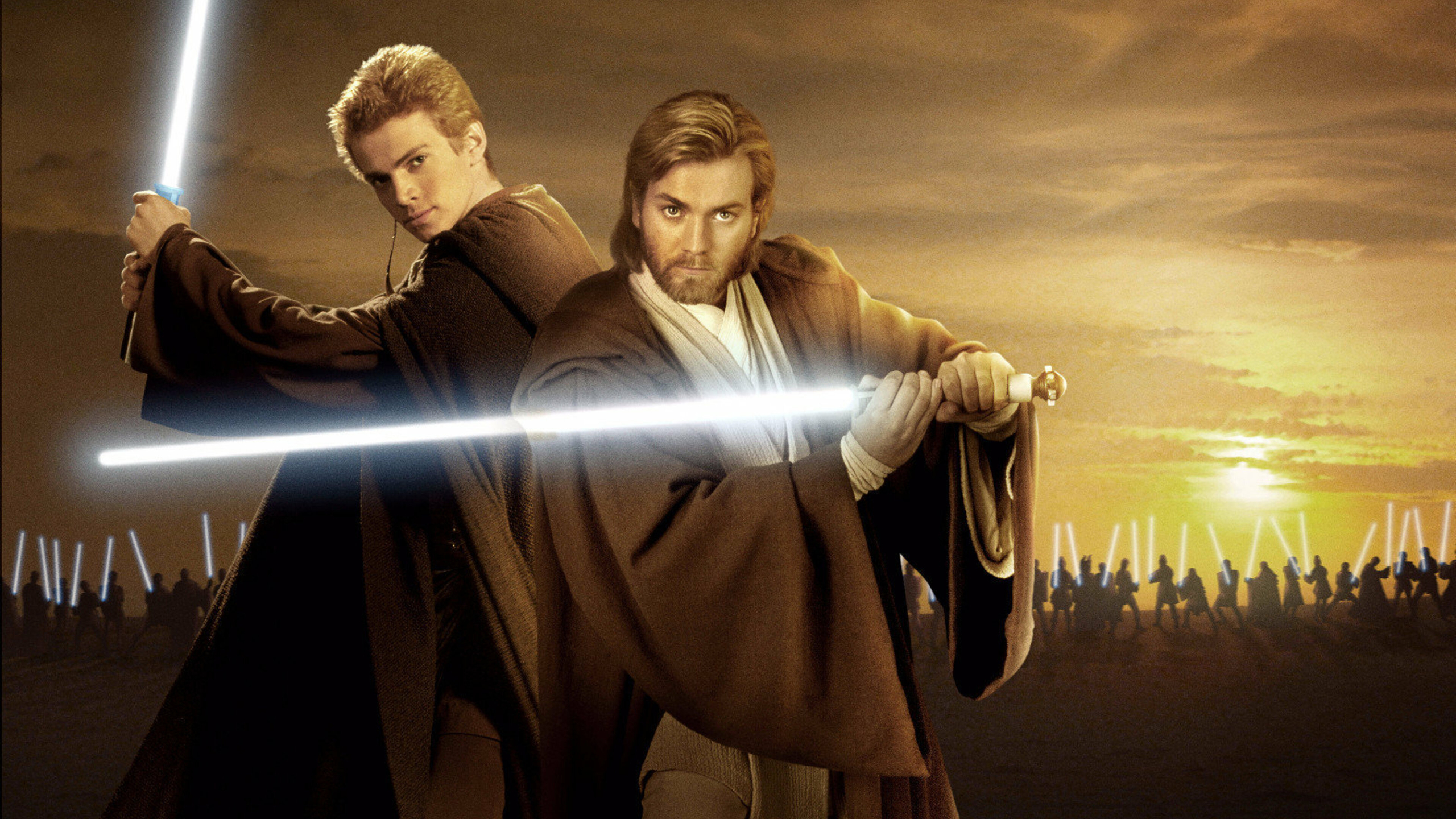 Anakin Skywalker Ewan Mcgregor Hayden Christensen Obi Wan Kenobi 2560x1440.