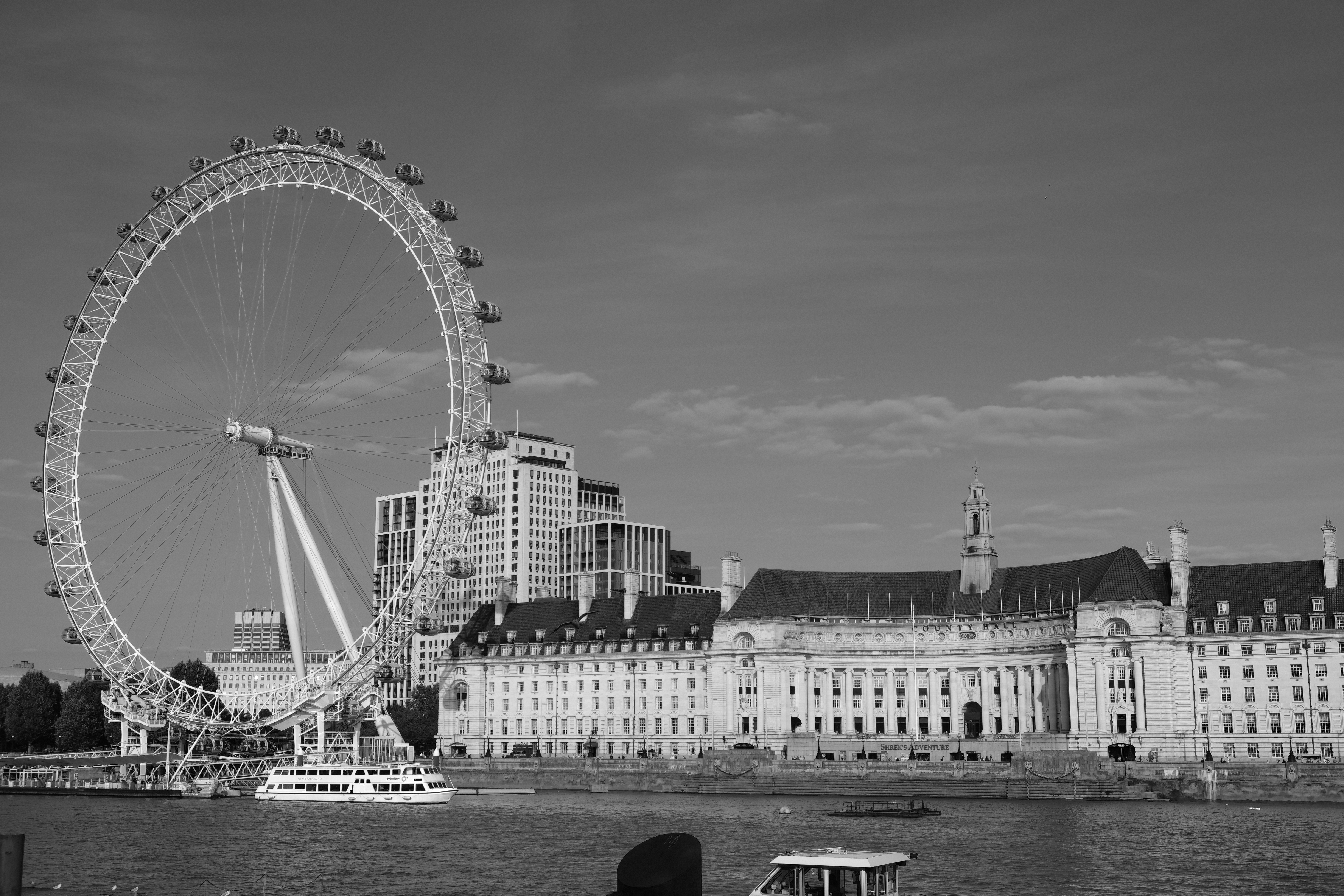 London London Eye Ferris Wheel River Thames UK England River City City Symbol 6240x4160