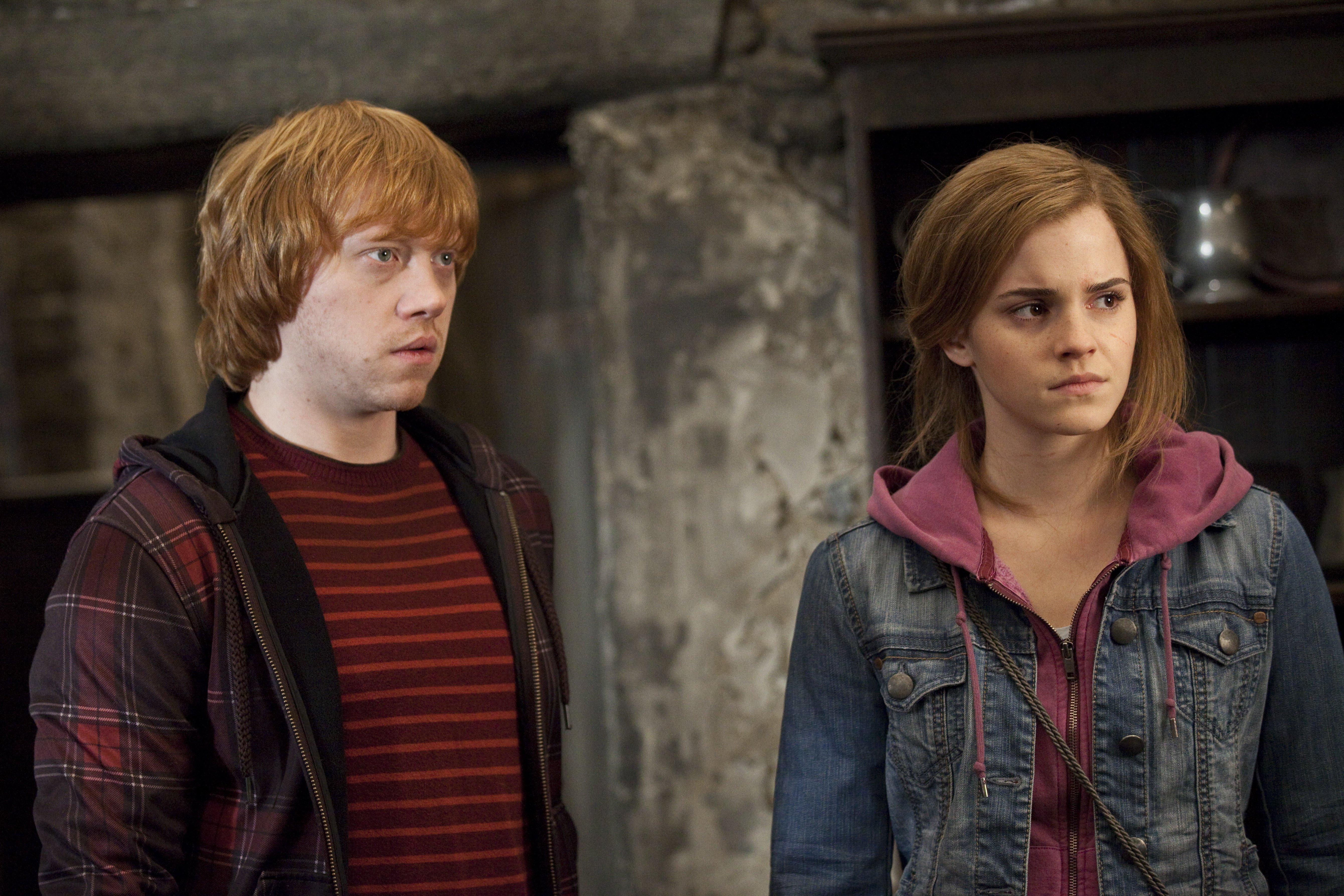 Emma Watson Hermione Granger Ron Weasley Rupert Grint 5360x3573