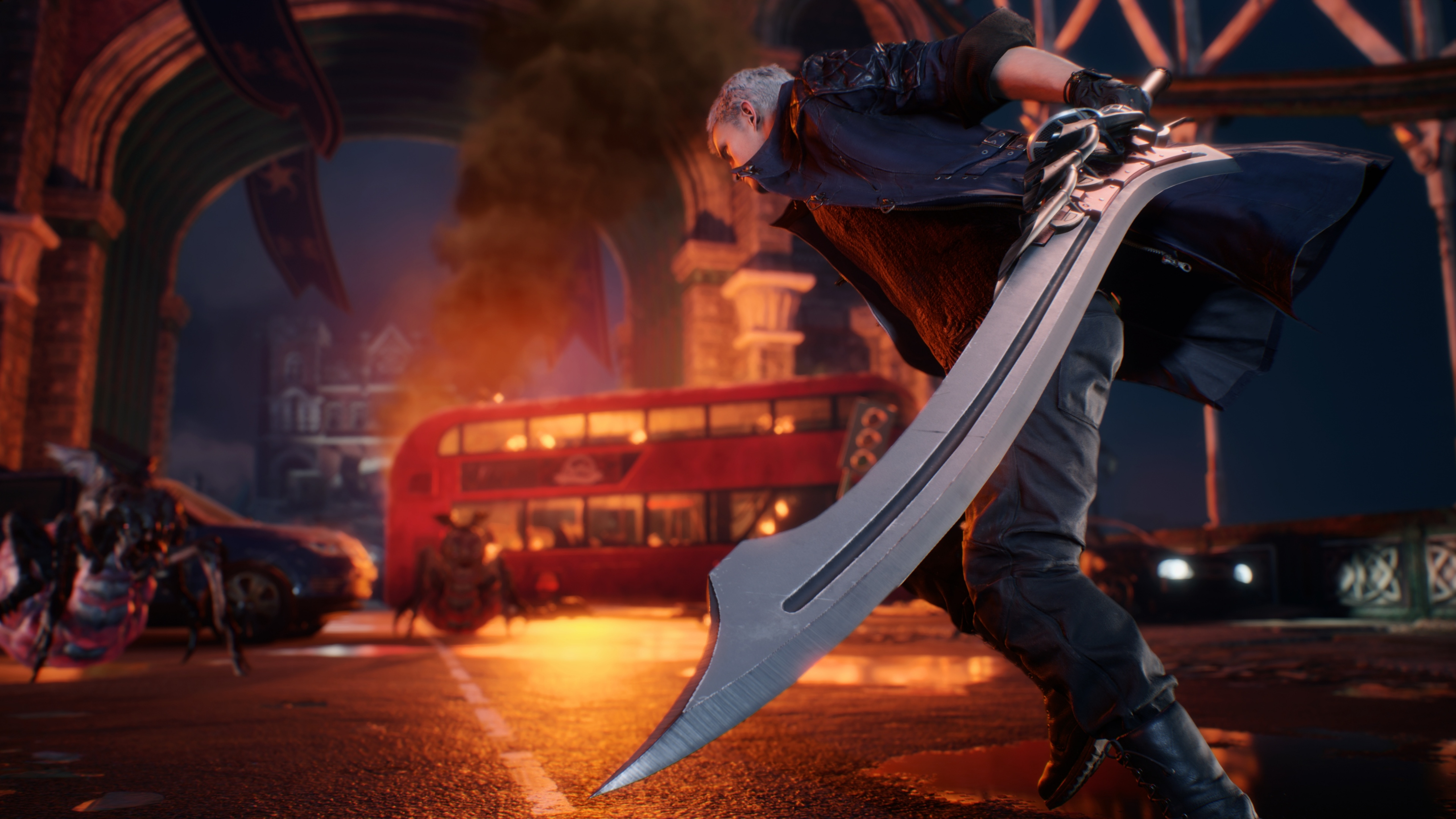 Anime Devil May Cry 5 Nero Devil May Cry Sword 5120x2880