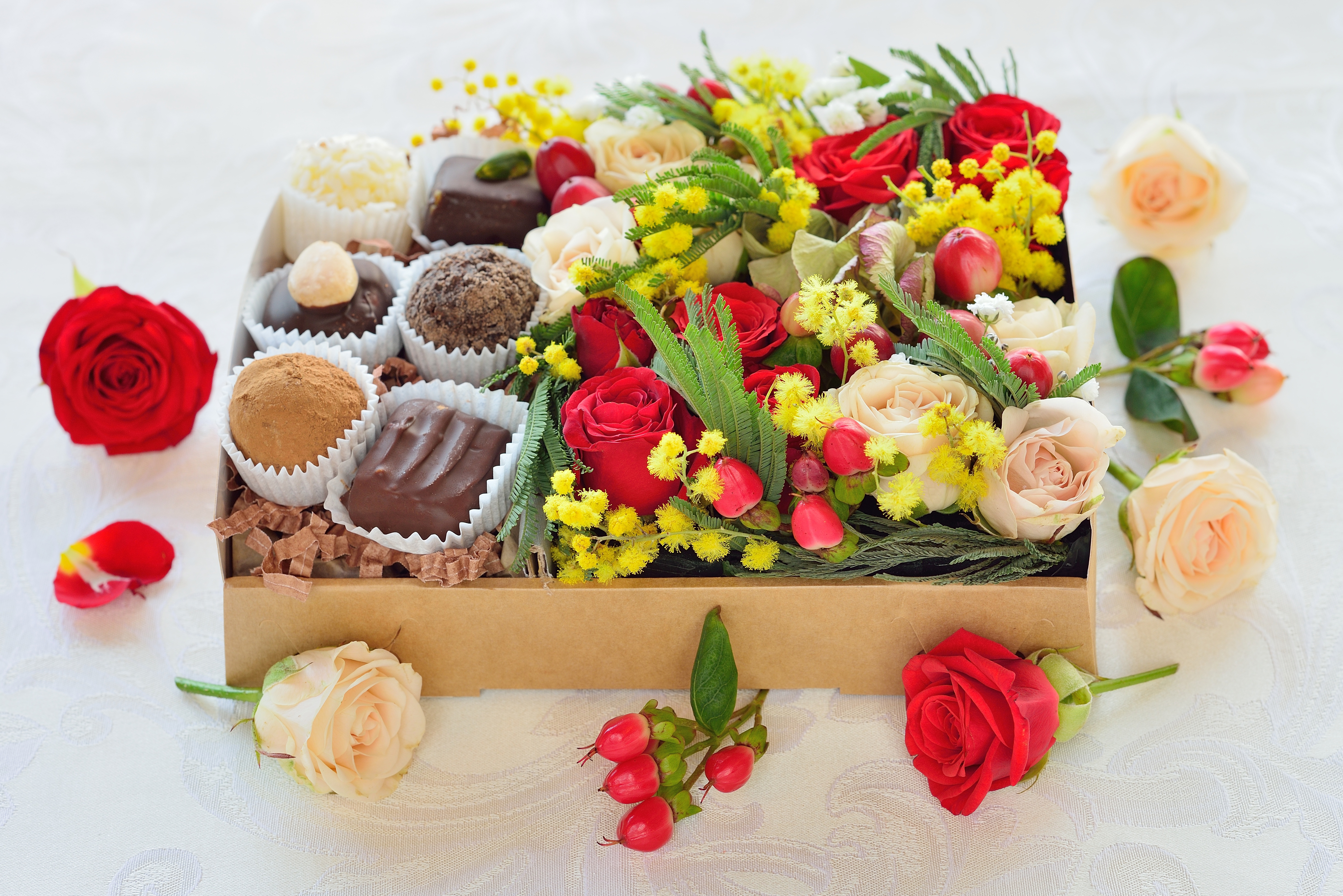 Chocolate Flower Rose Valentine 039 S Day 5850x3905