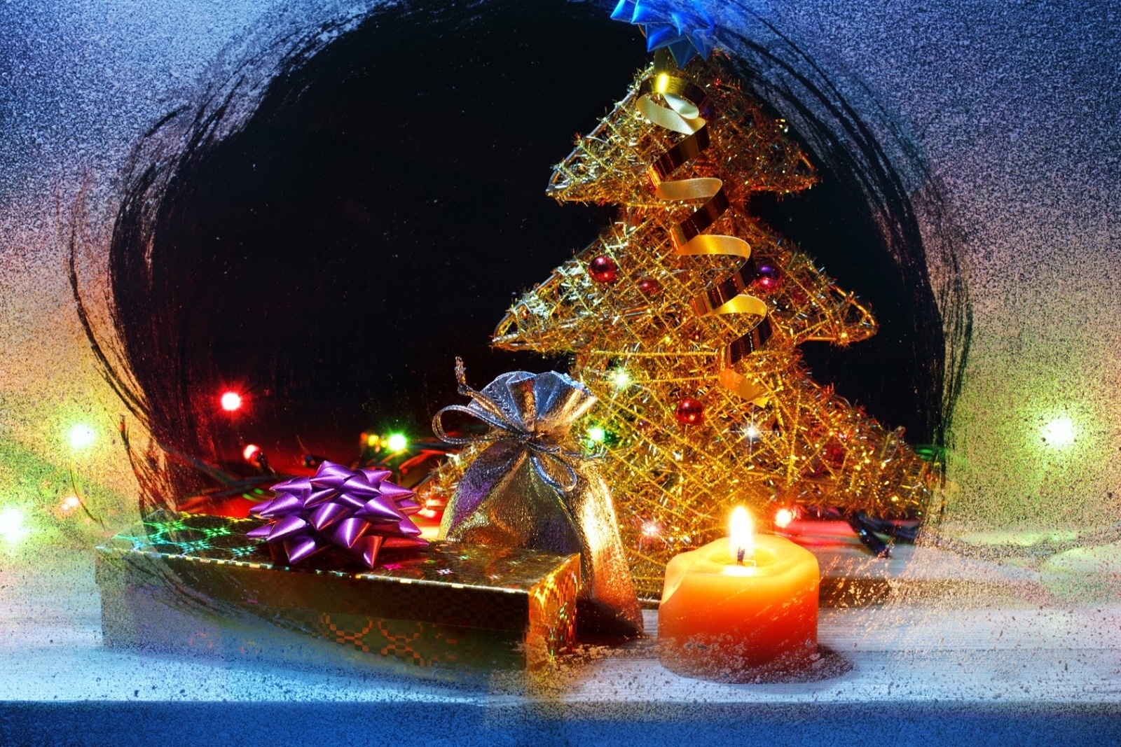 Candle Christmas Christmas Tree Decoration Gift 1600x1067