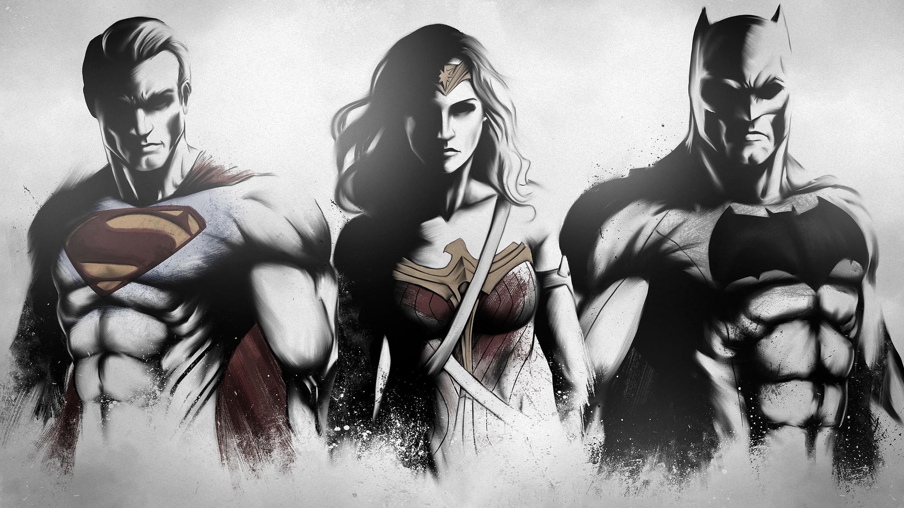 Batman Dc Comics Superman Wonder Woman 2880x1620