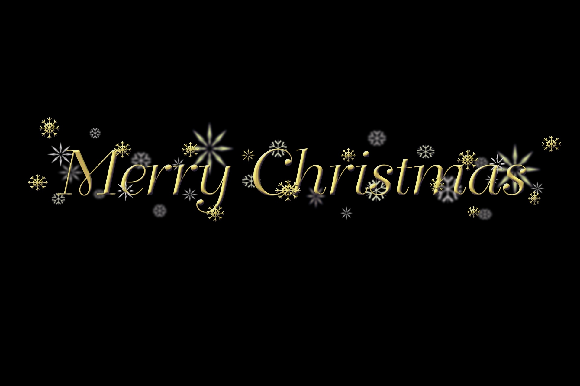Black Christmas Merry Christmas Minimalist 1920x1280