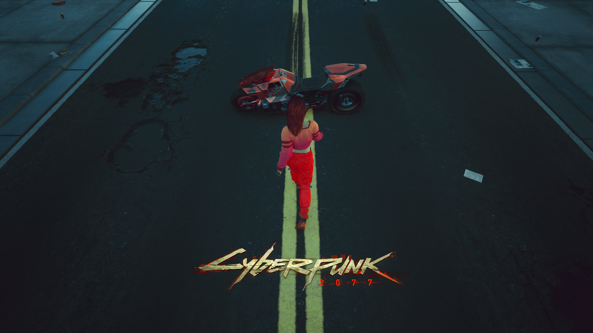 Cyberpunk Cyberpunk 2077 Akira Motorcycle Video Games 1920x1080