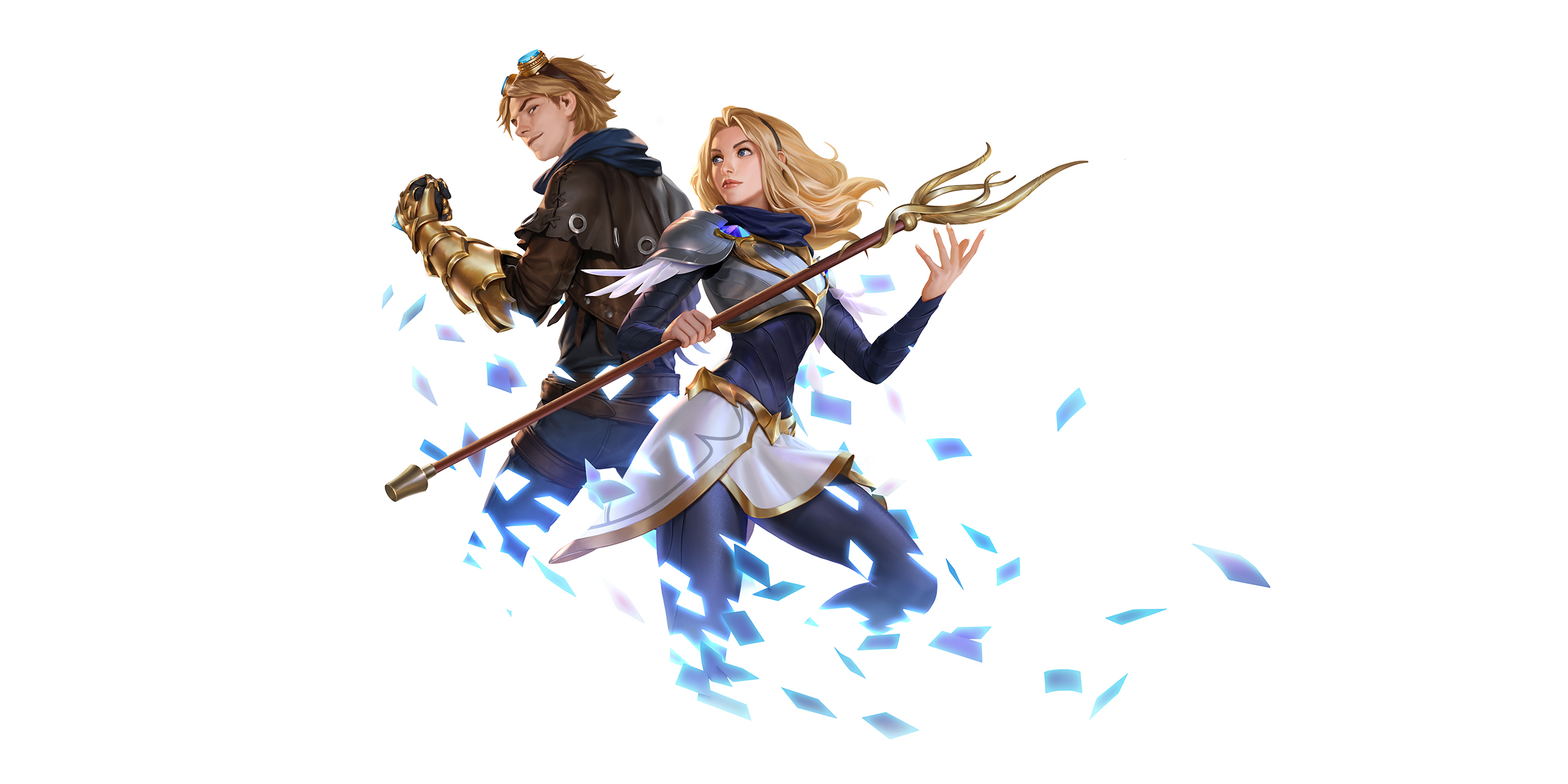 Ezreal League Of Legends Lux League Of Legends 2560x1280