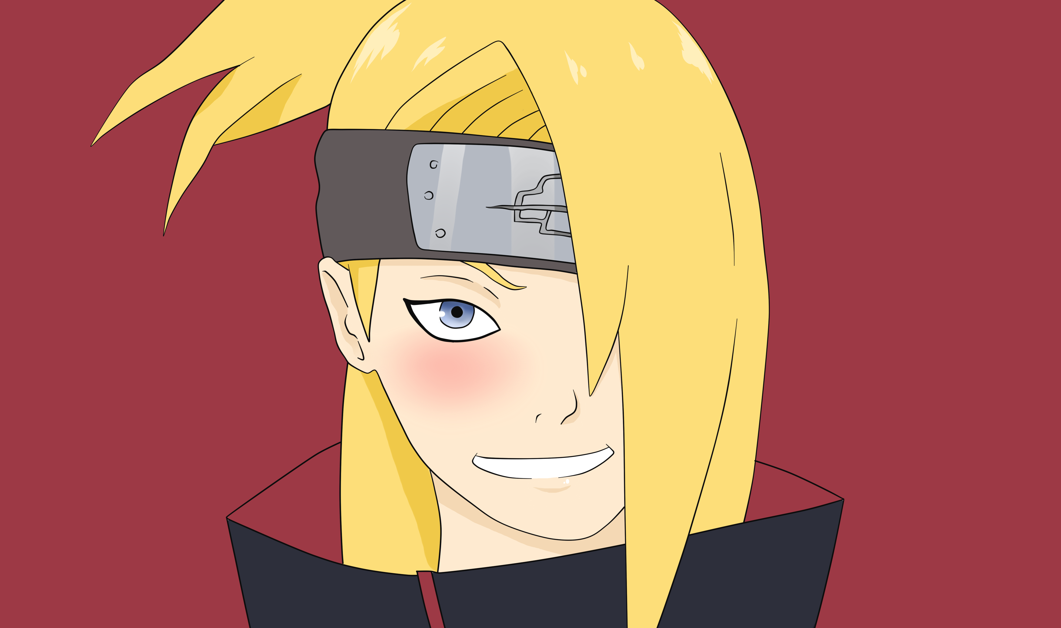 Deidara Naruto 3500x2074