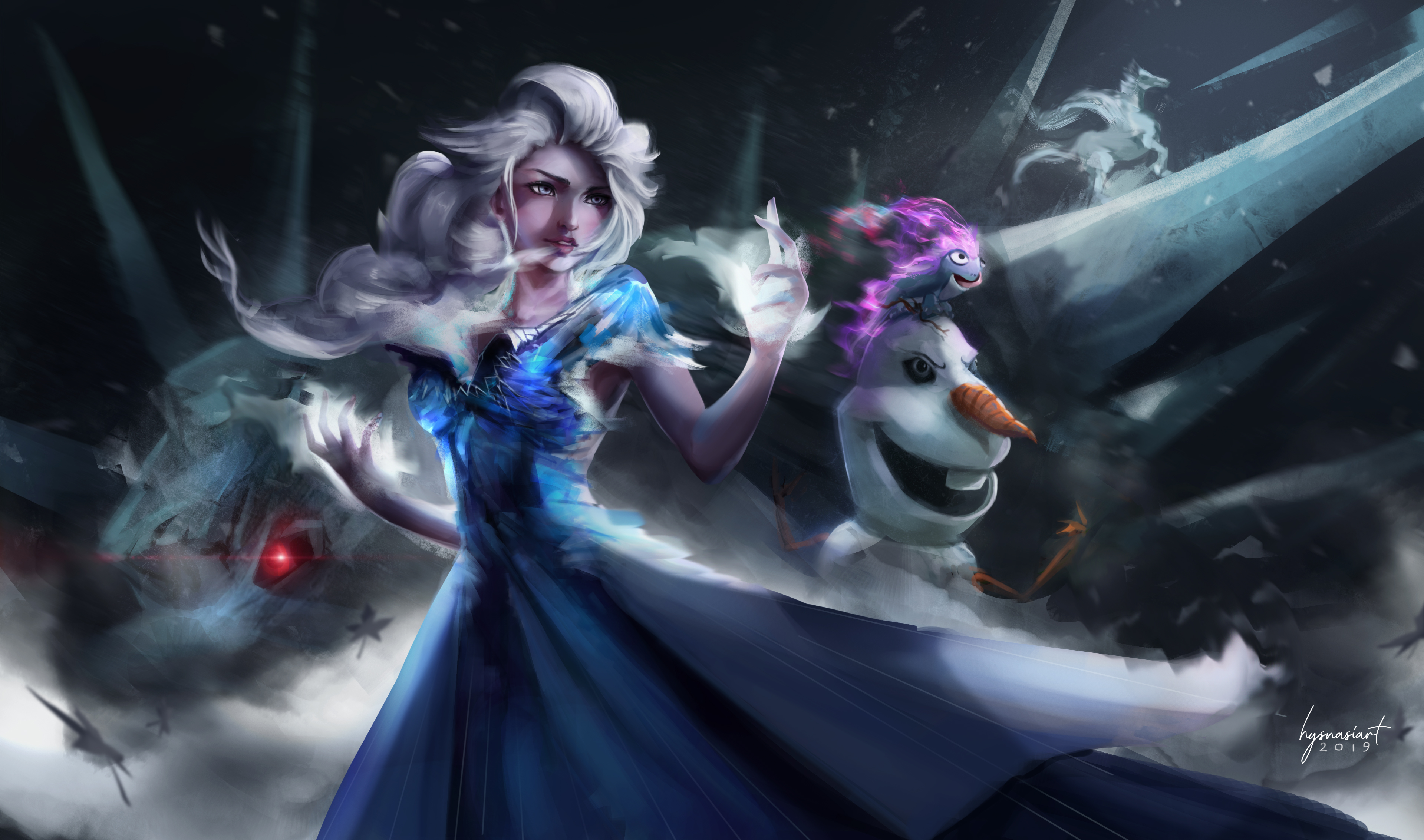 Disney Elsa Frozen Frozen 2 Olaf Frozen 3840x2266