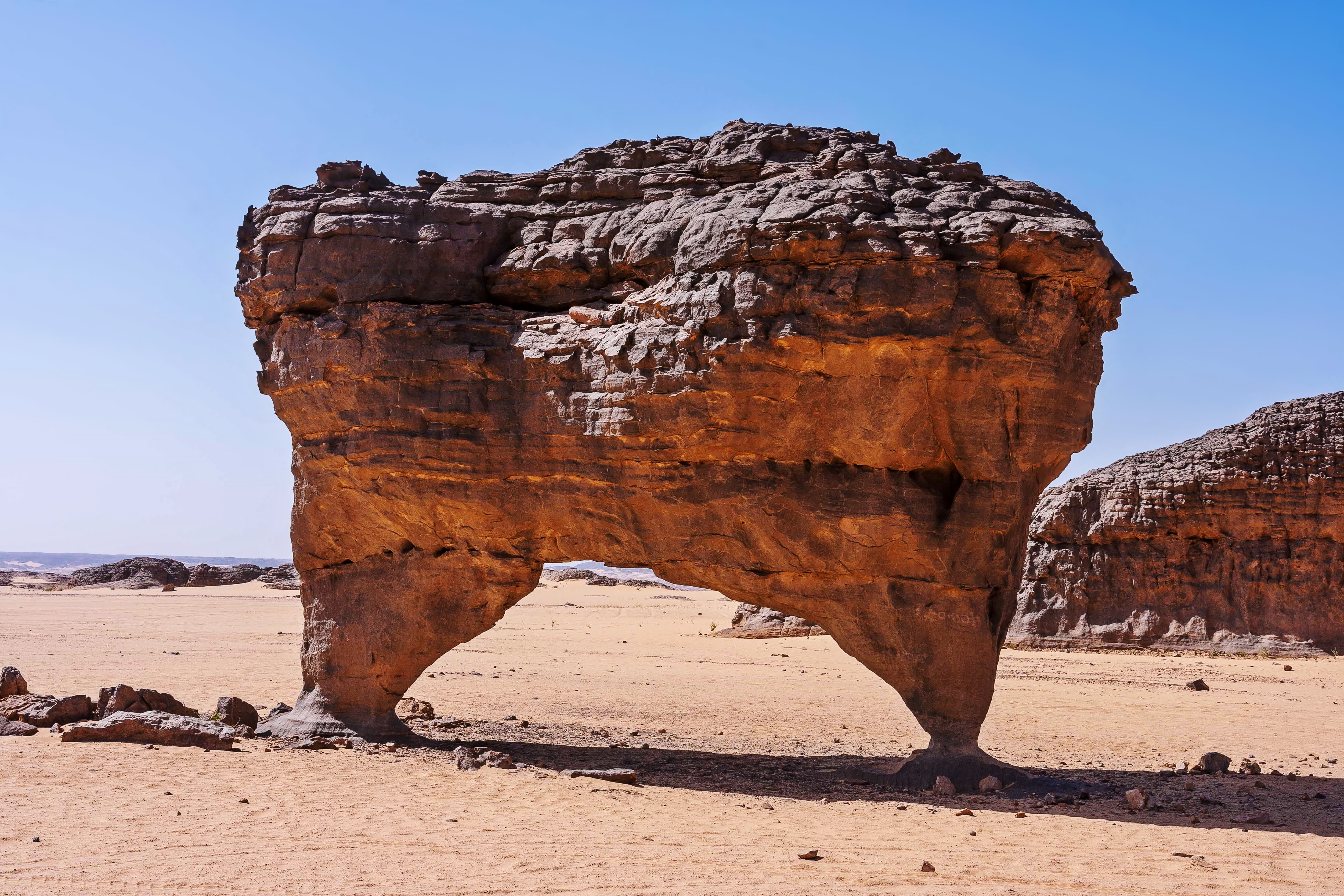 Africa Algeria Desert Hoggar Mountains Landscape Rock Sahara Stone Tassili N 039 Ajjer 3888x2592