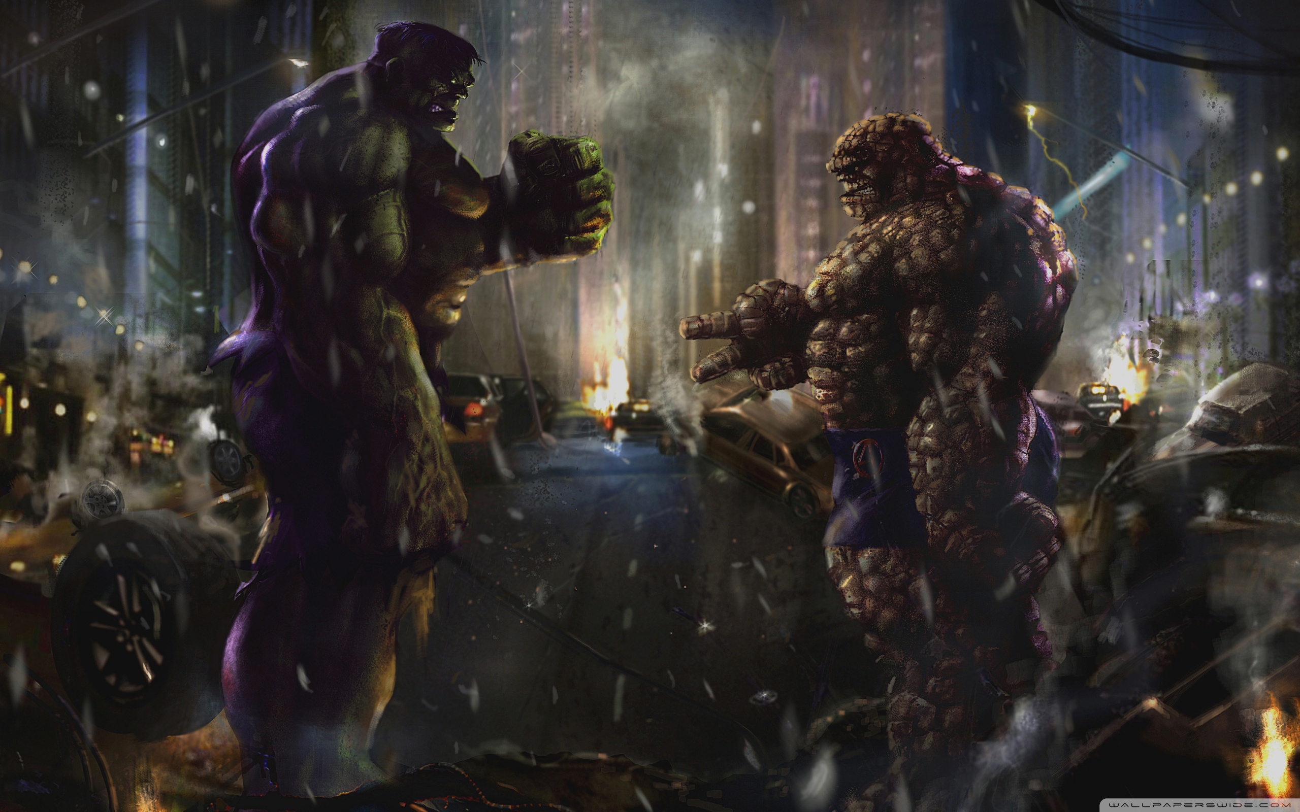 Hulk Thing Marvel Comics Bruce Banner 2560x1600