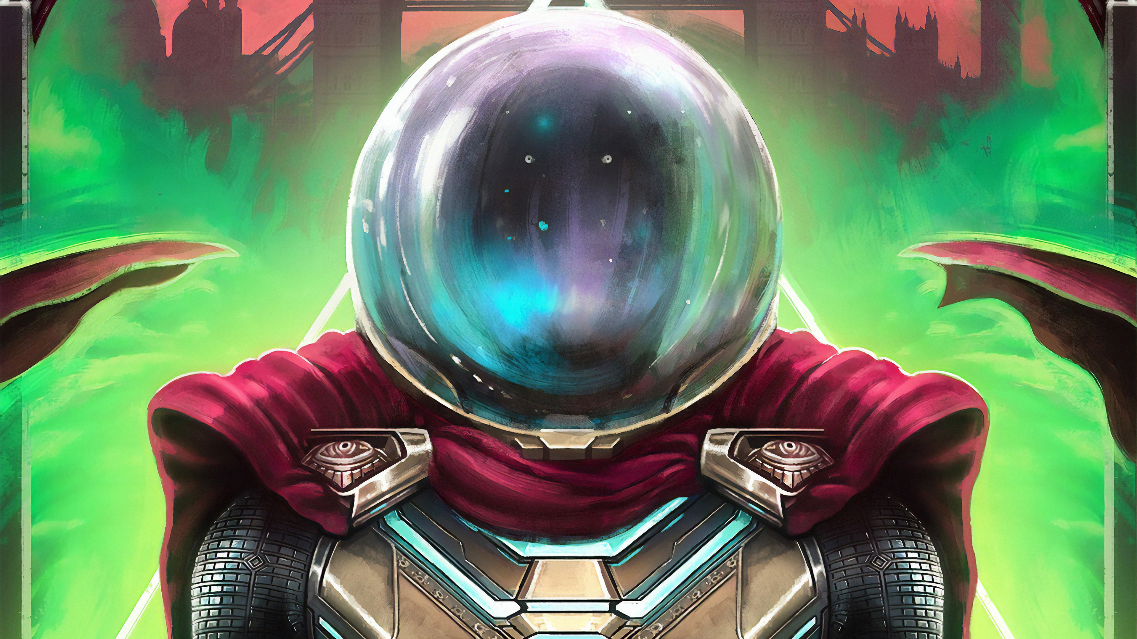 Mysterio Marvel Comics Spider Man Far From Home 3840x2160