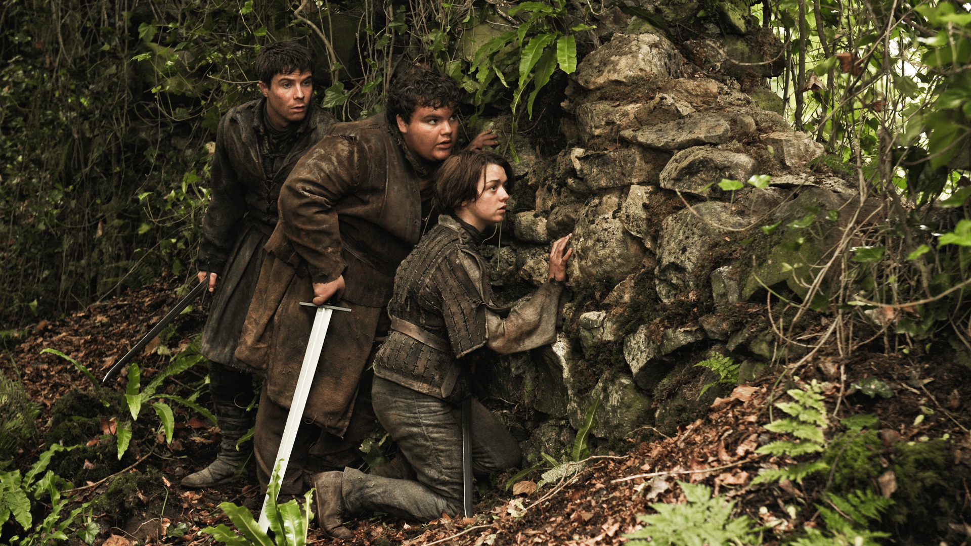 Arya Stark Gendry Game Of Thrones Joe Dempsie Maisie Williams 1920x1080