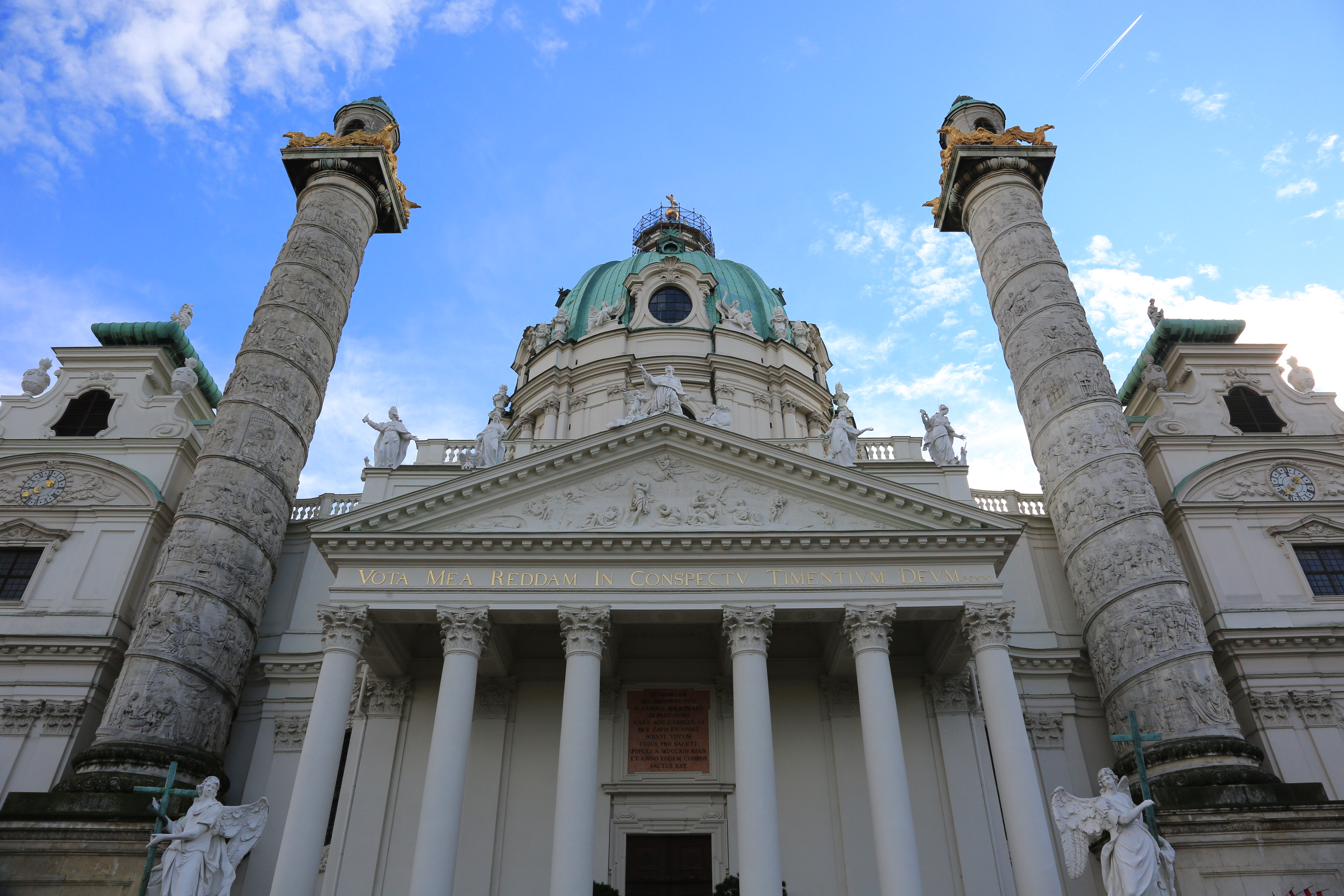 Karlskirche Vienna Clear Sky 5760x3840