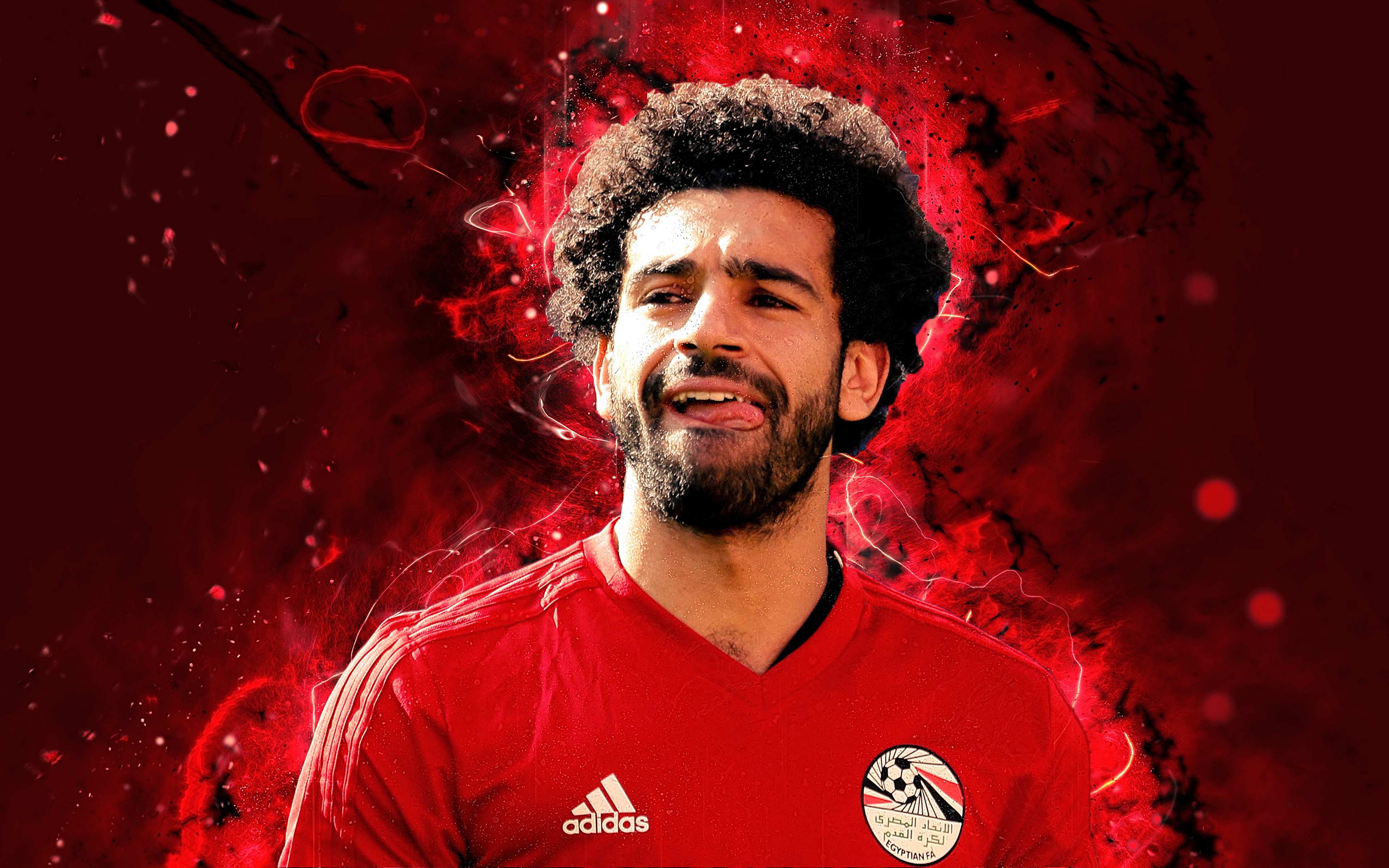 Egyptian Mohamed Salah Soccer 3840x2400