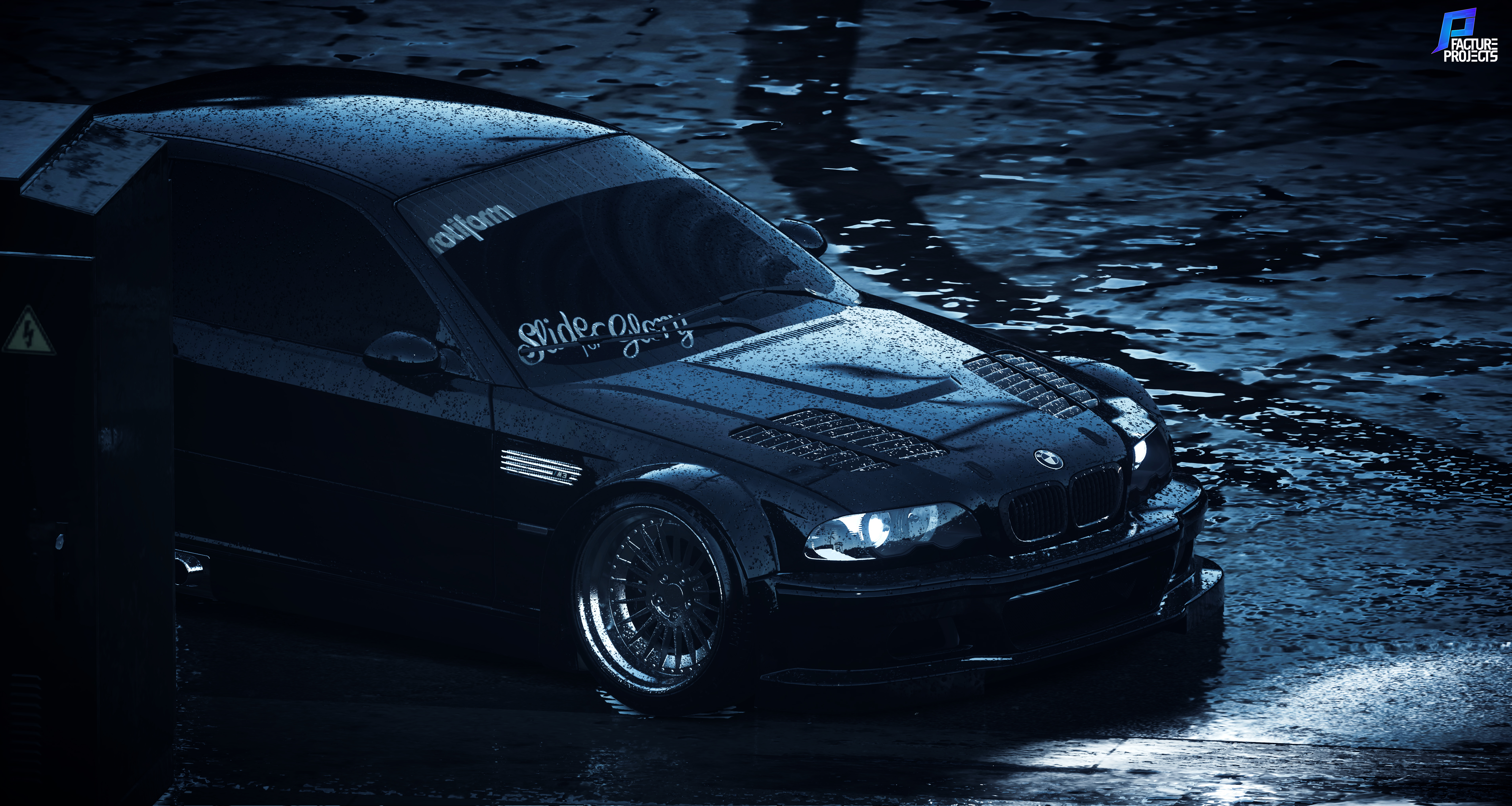 BMW BMW M3 E46 Black Black Cars Need For Speed NFS 2015 7632x4068