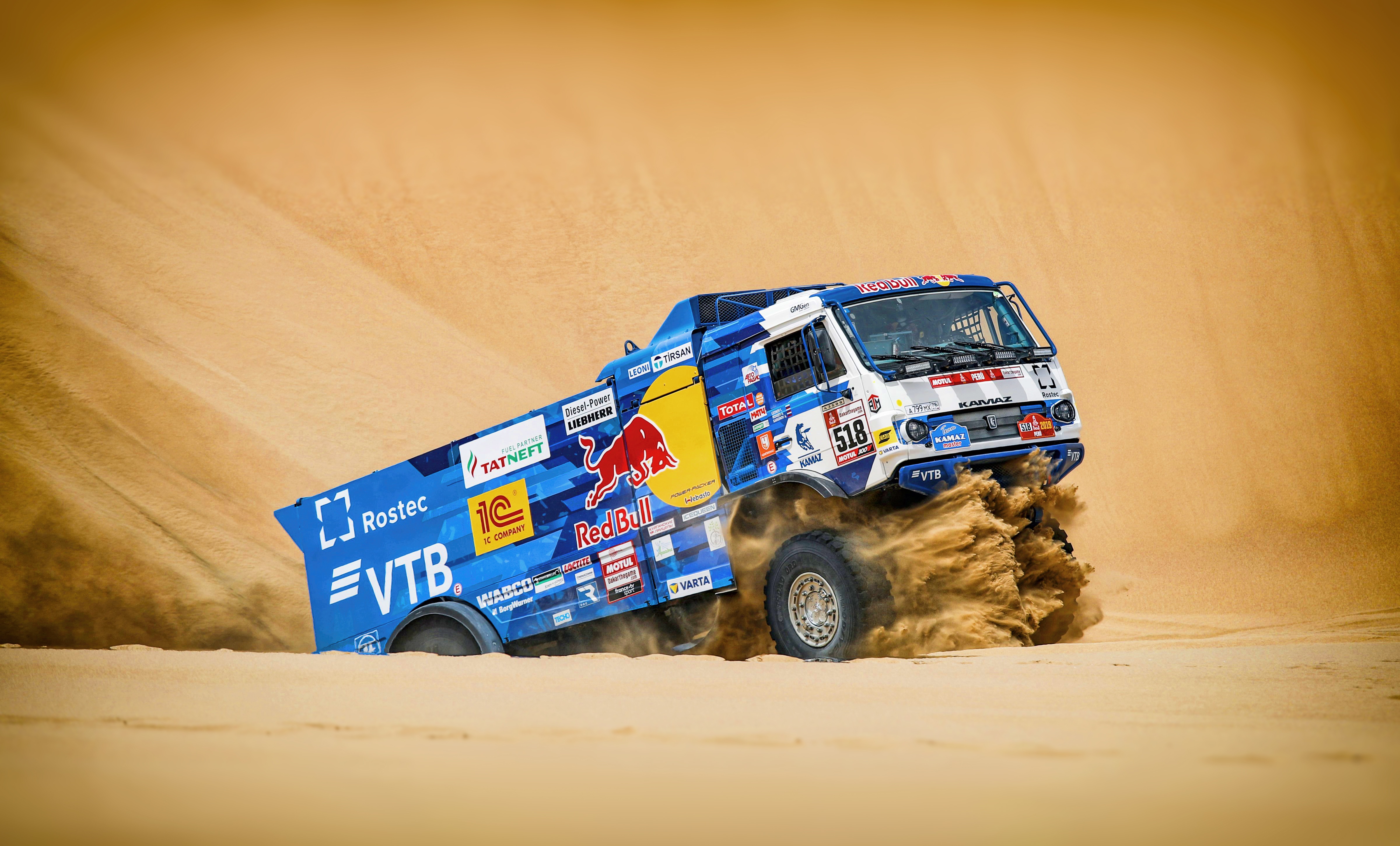Desert Rallying Sand Truck Vehicle 4800x2900