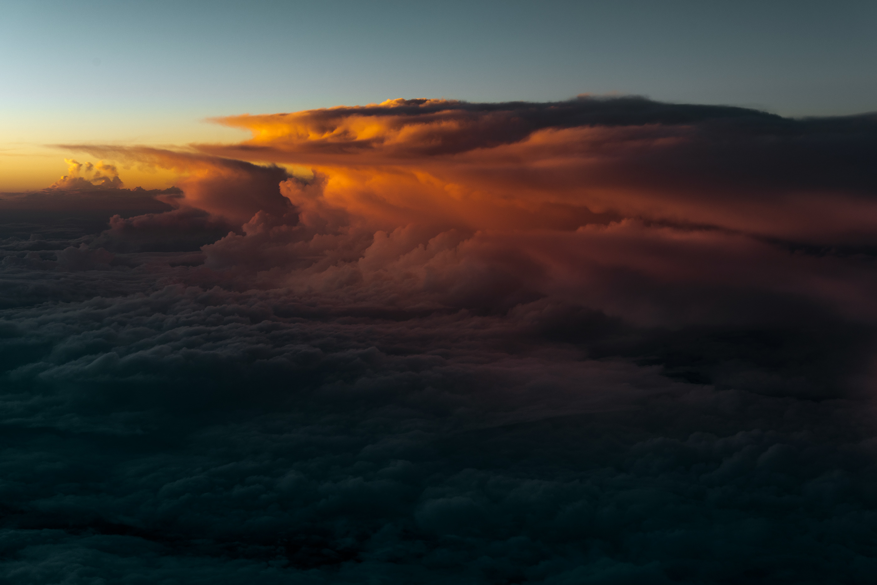 Clouds Sky Sunset Nature 2800x1869