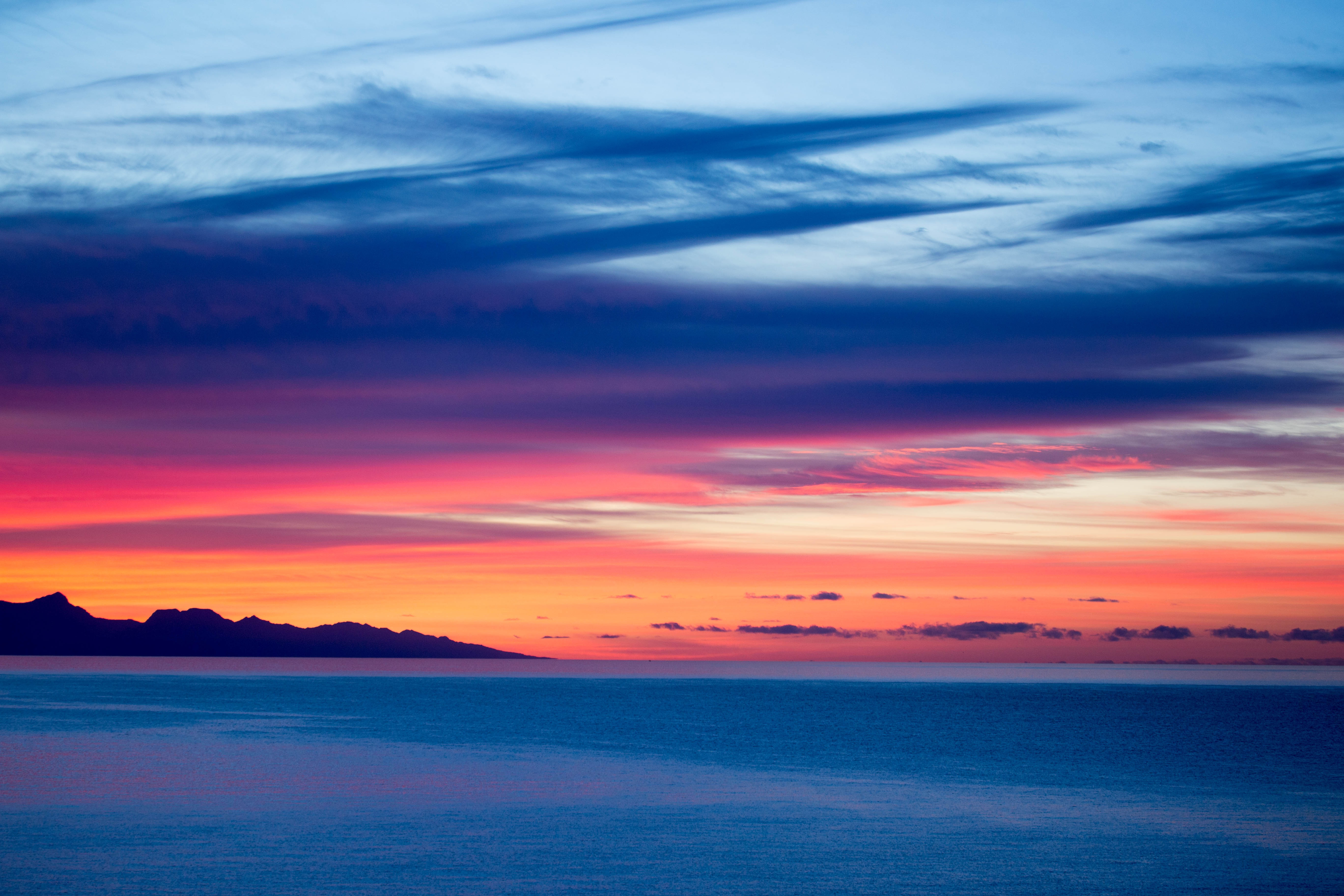 Cloud Horizon Nature Ocean Sky Sunset 5472x3648