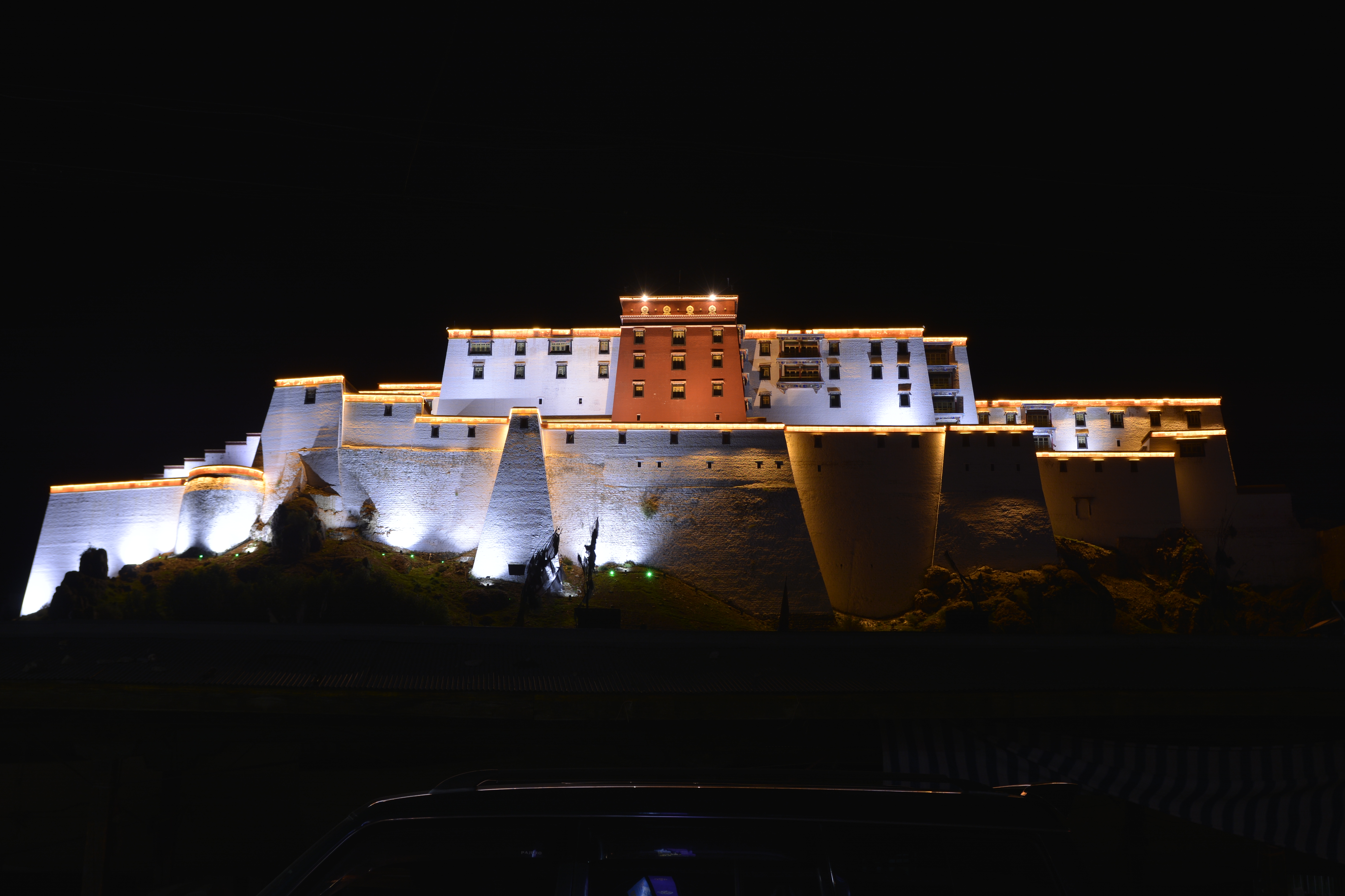 Tibet Lhasa Night Buddhism China Sangzhuzi Palace 6000x4000
