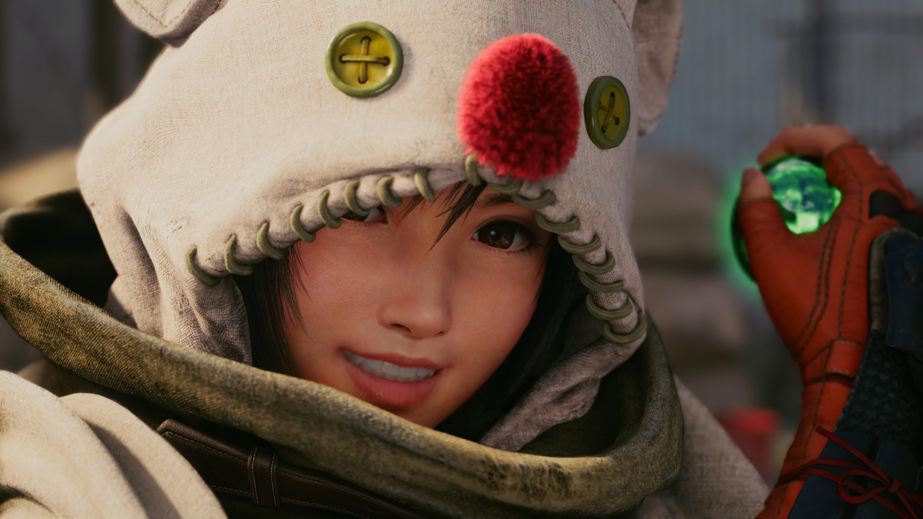 Yuffie Kisaragi Final Fantasy Vii Remake FF7R Moogle 4K Intergrade 3840x2160