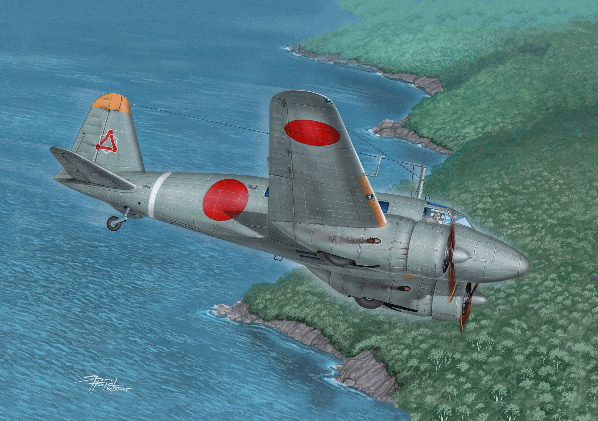 Aircraft Tachikawa Ki 54 Warplane 2048x1442