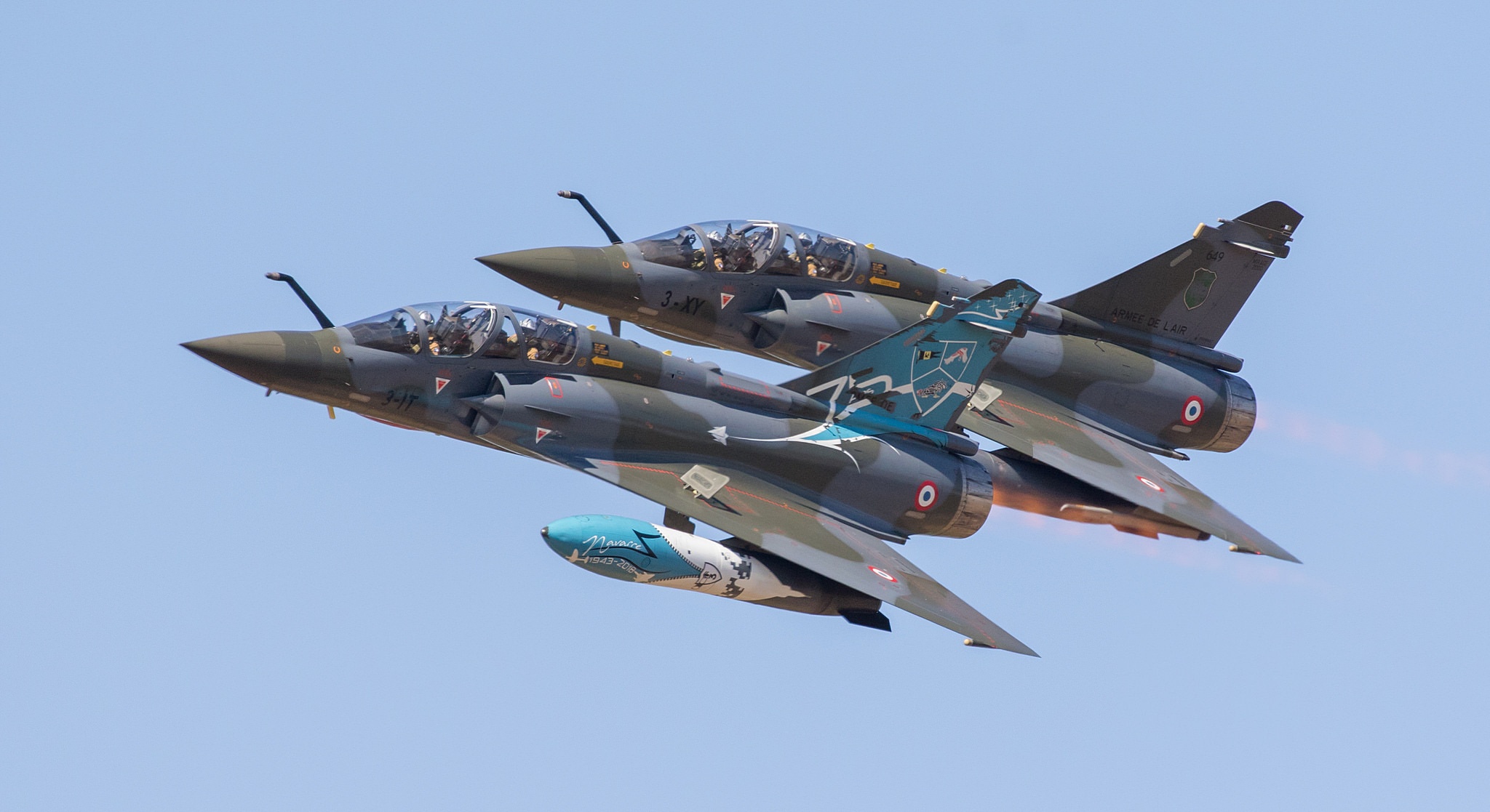 Aircraft Dassault Mirage 2000 Jet Fighter Warplane 2048x1117