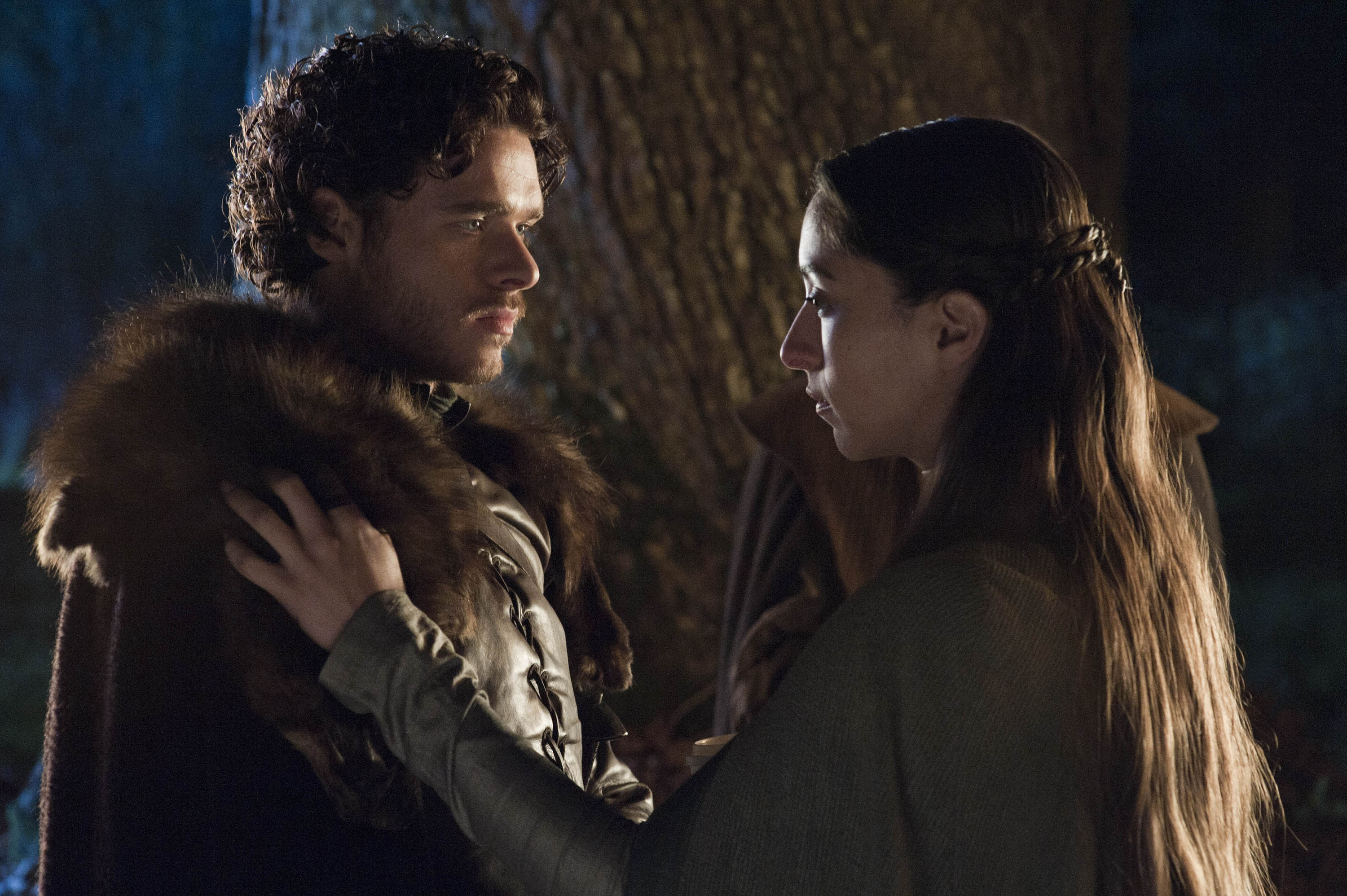 Oona Chaplin Richard Madden Robb Stark Talisa Stark 3000x1996