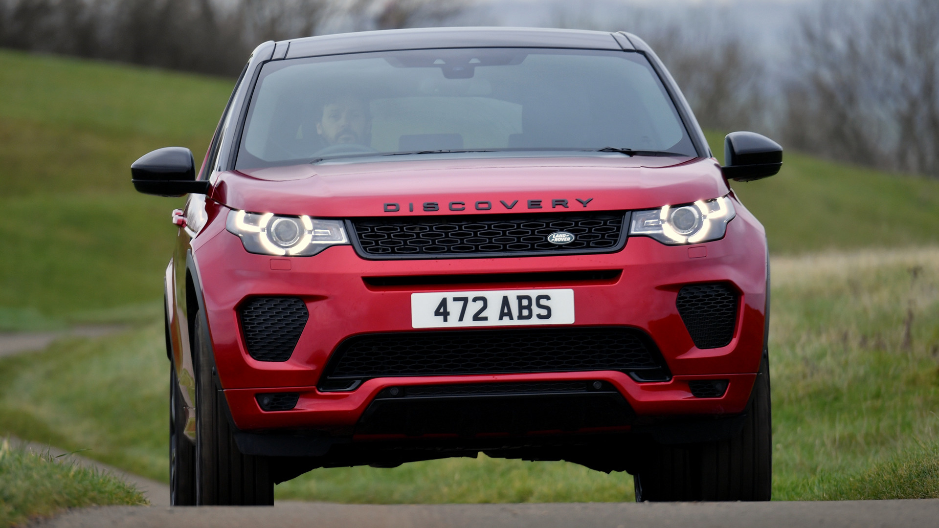 Car Crossover Car Land Rover Discovery Sport Dynamic Luxury Car Red Car Suv Subcompact Car 1920x1080