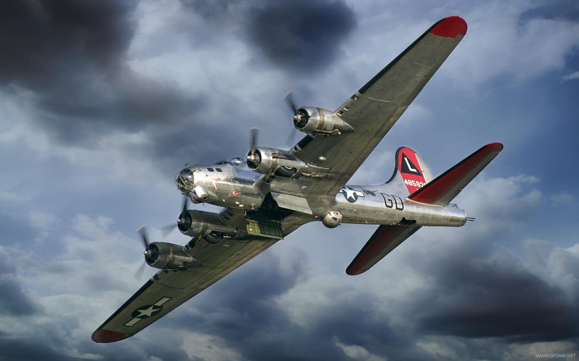 Military Boeing B 17 Flying Fortress 1920x1200