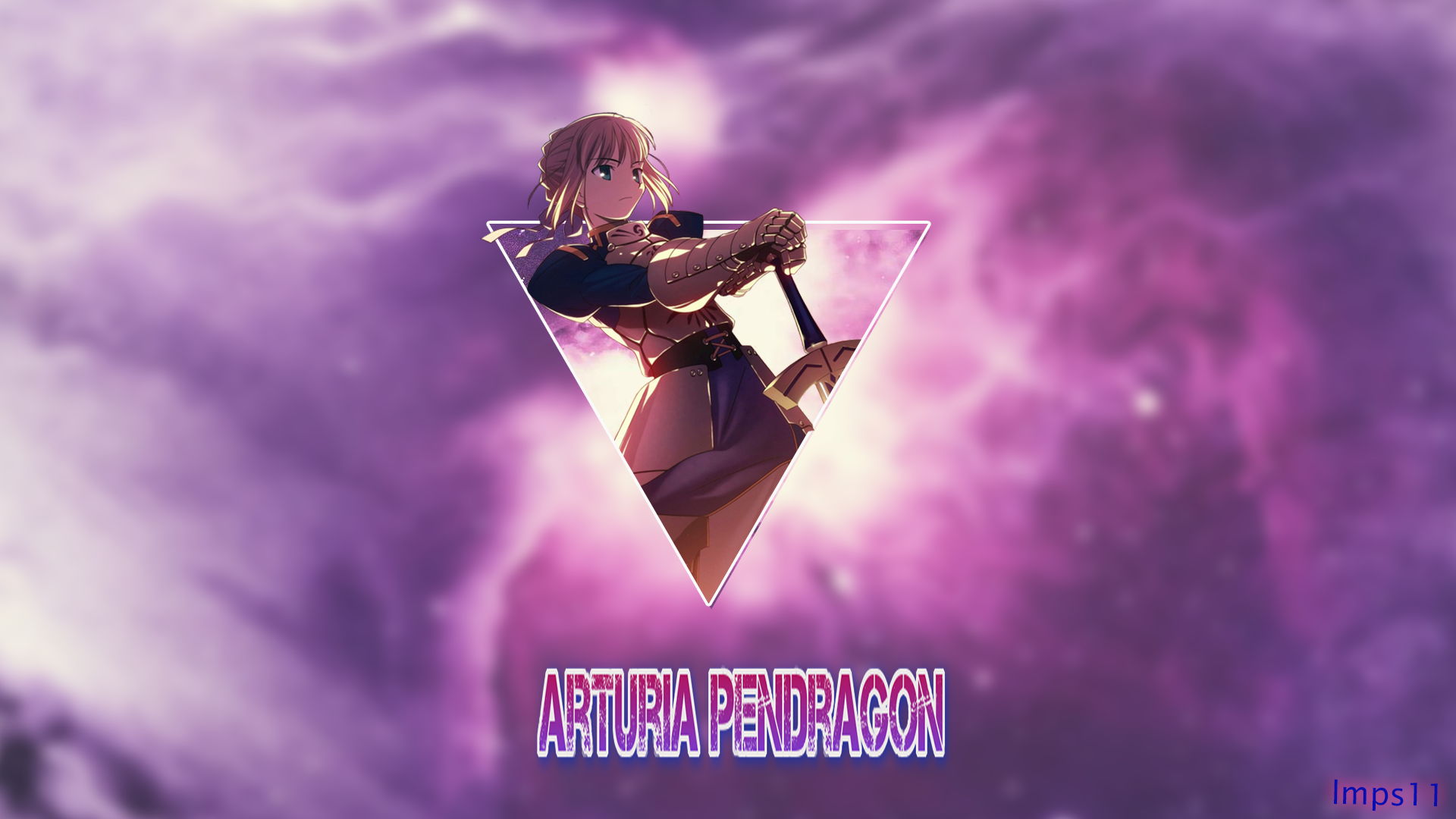 Arturia Pendragon Anime Fate Series Anime Girls Picture In Picture 1920x1080