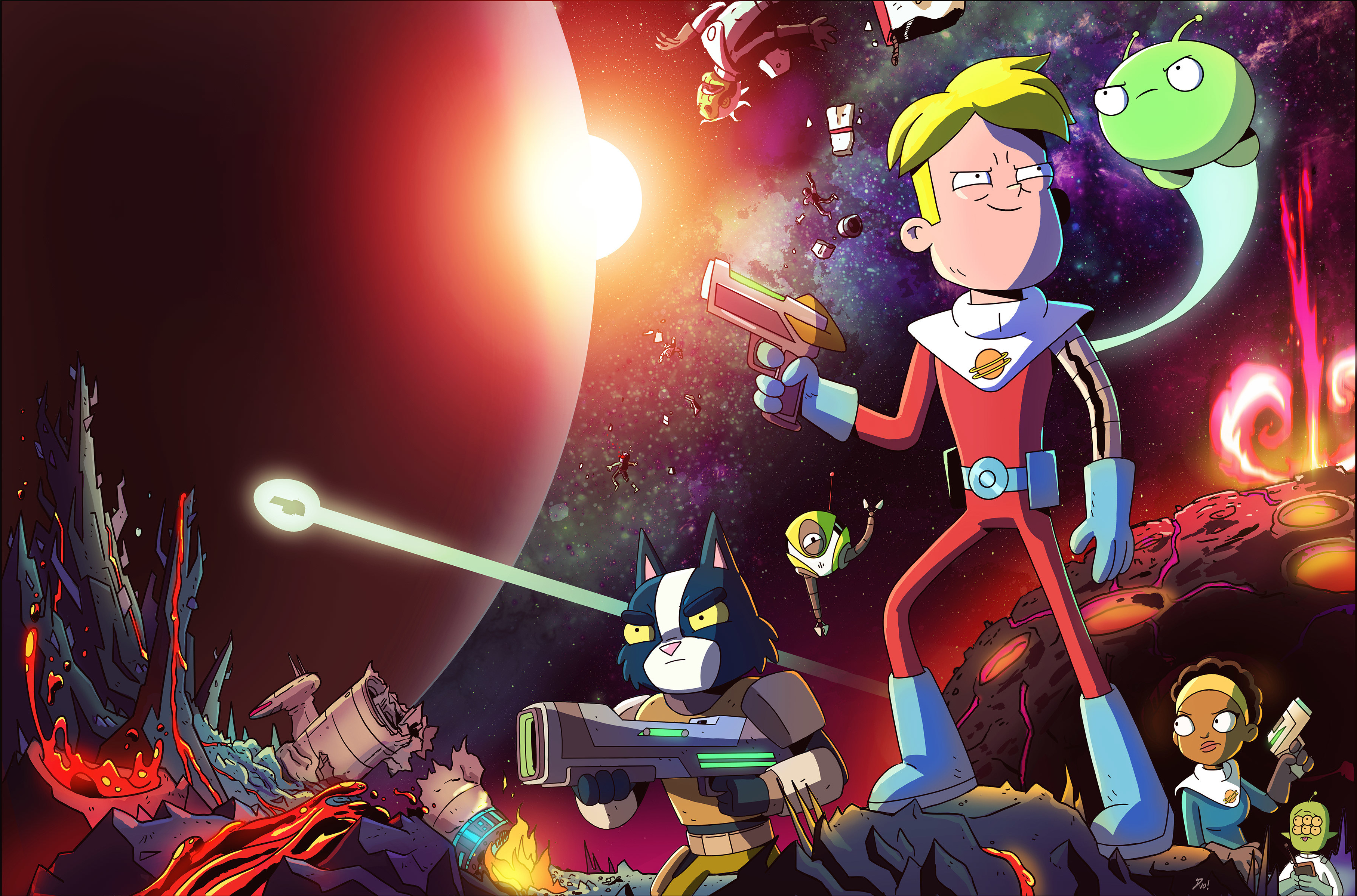 Avocato Final Space Final Space Gary Goodspeed Kvn Final Space Mooncake Final Space Quinn Airgon Tri 3630x2398