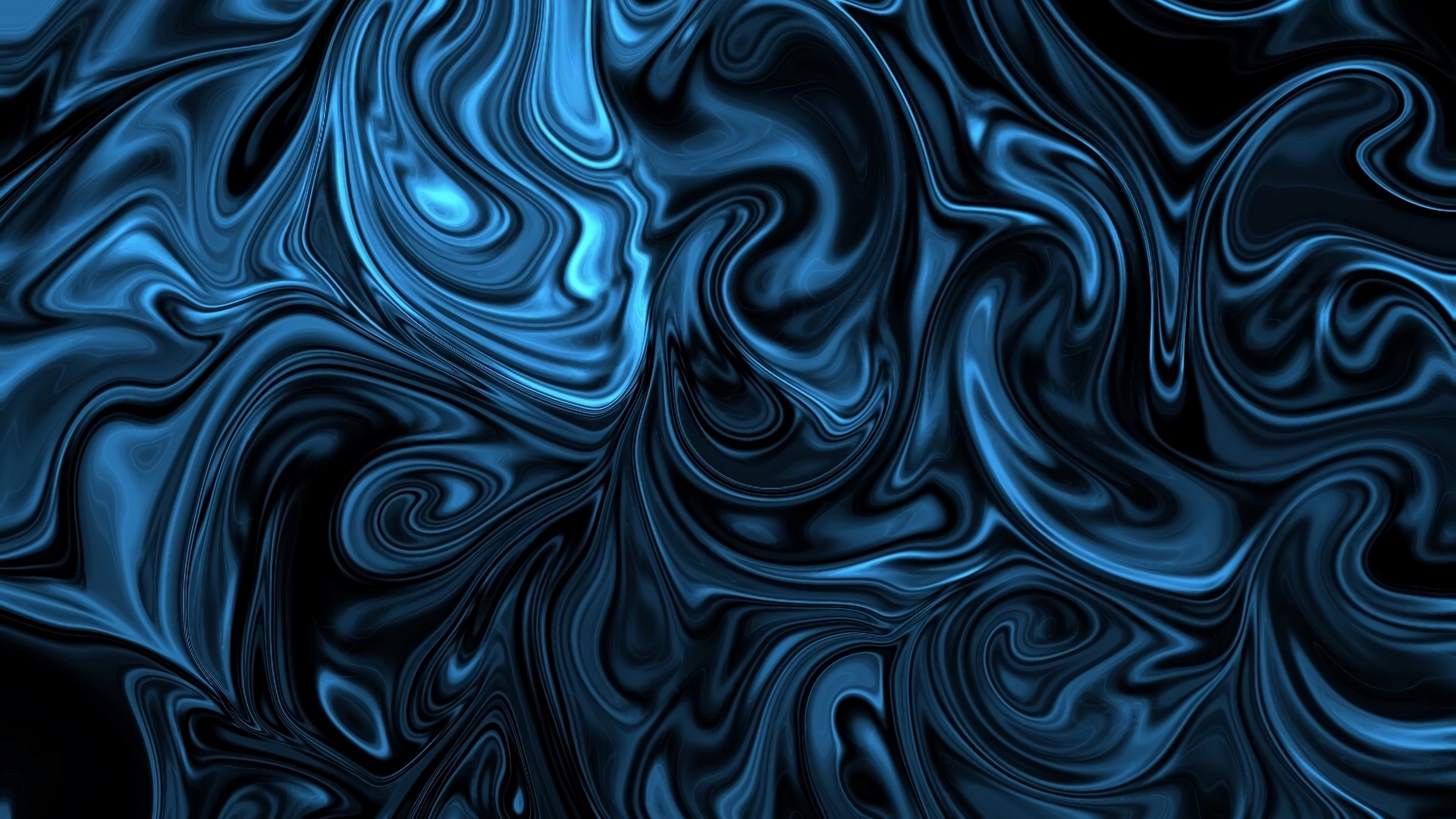 Abstract Blue Swirl 1920x1080