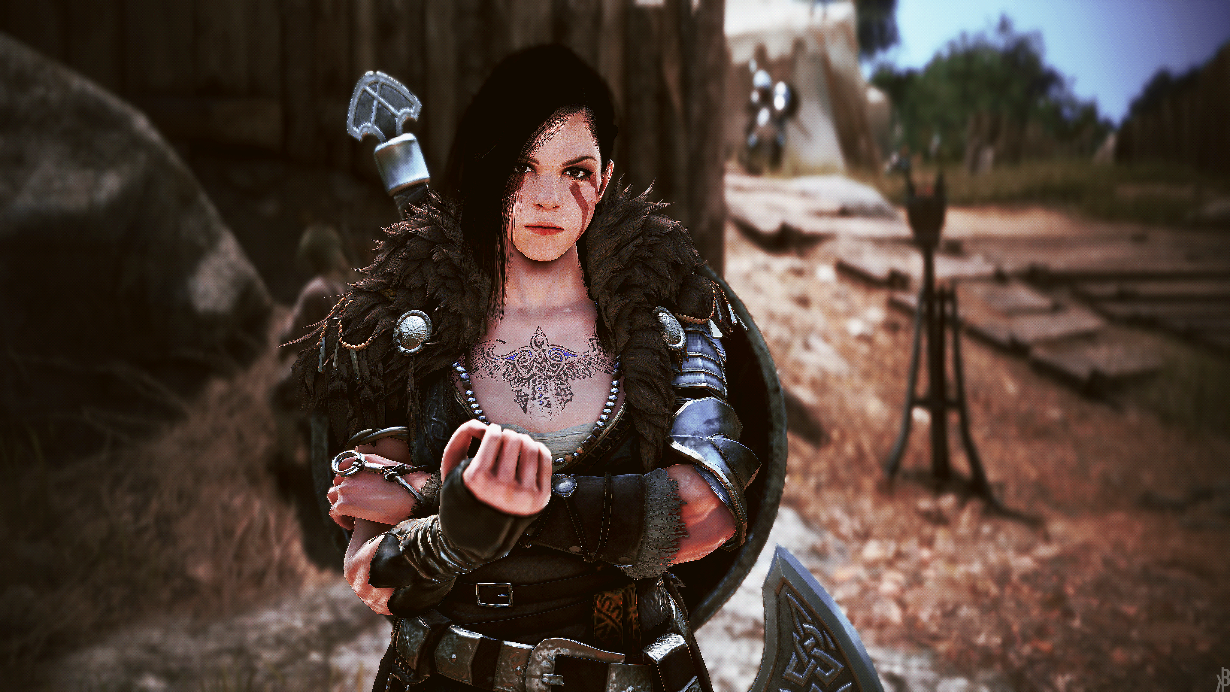 Video Games Black Desert Black Desert Online Armored Fantasy Girl Fantasy Armor 4096x2304