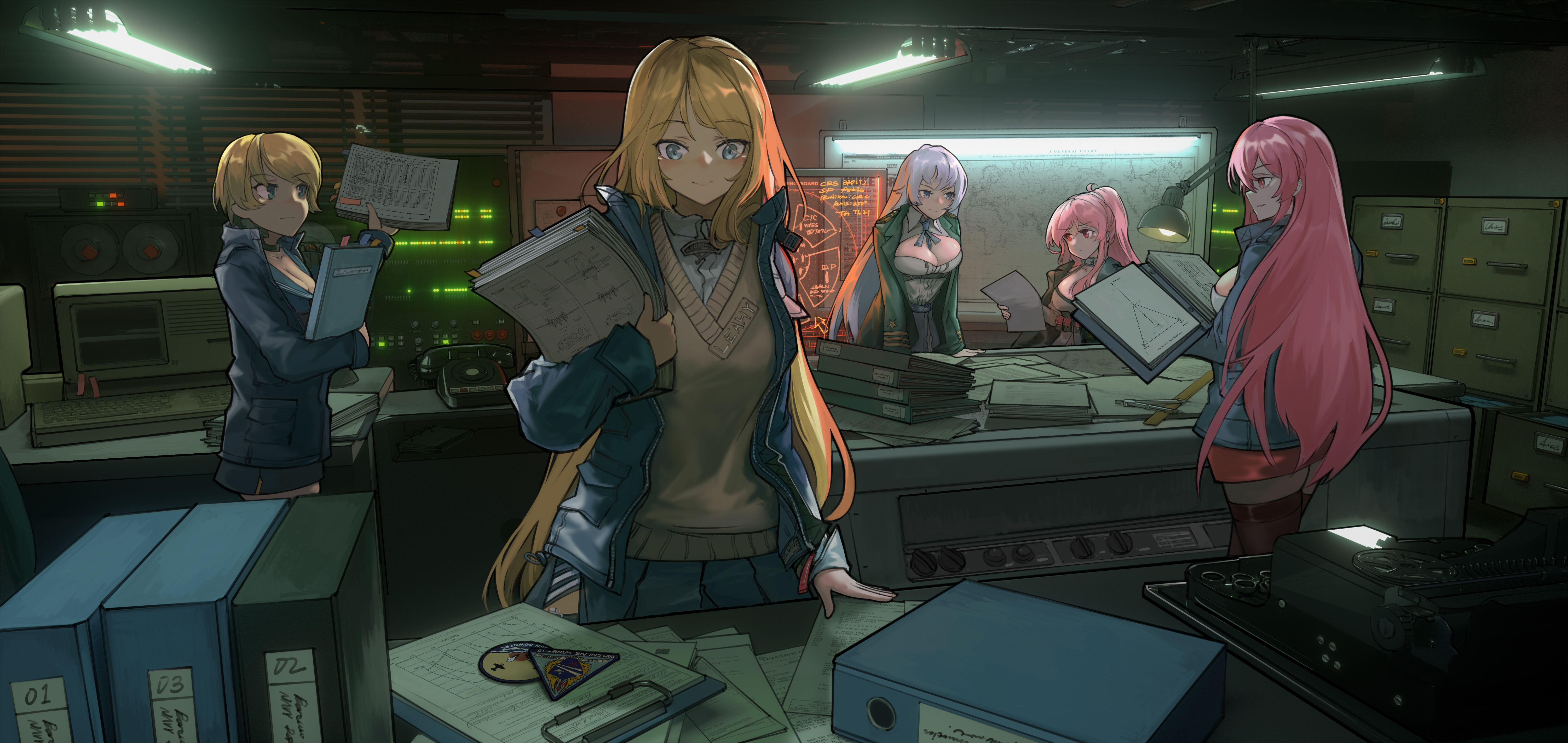 Anime Warship Girls 6000x2845