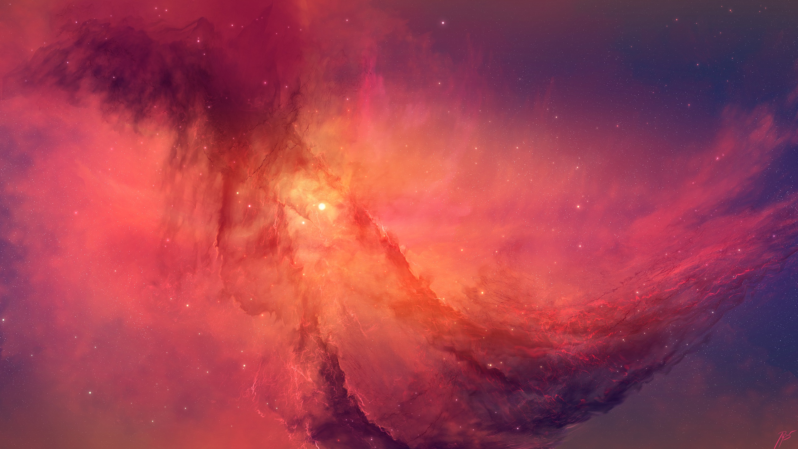 Nebula Space Stars 2560x1440