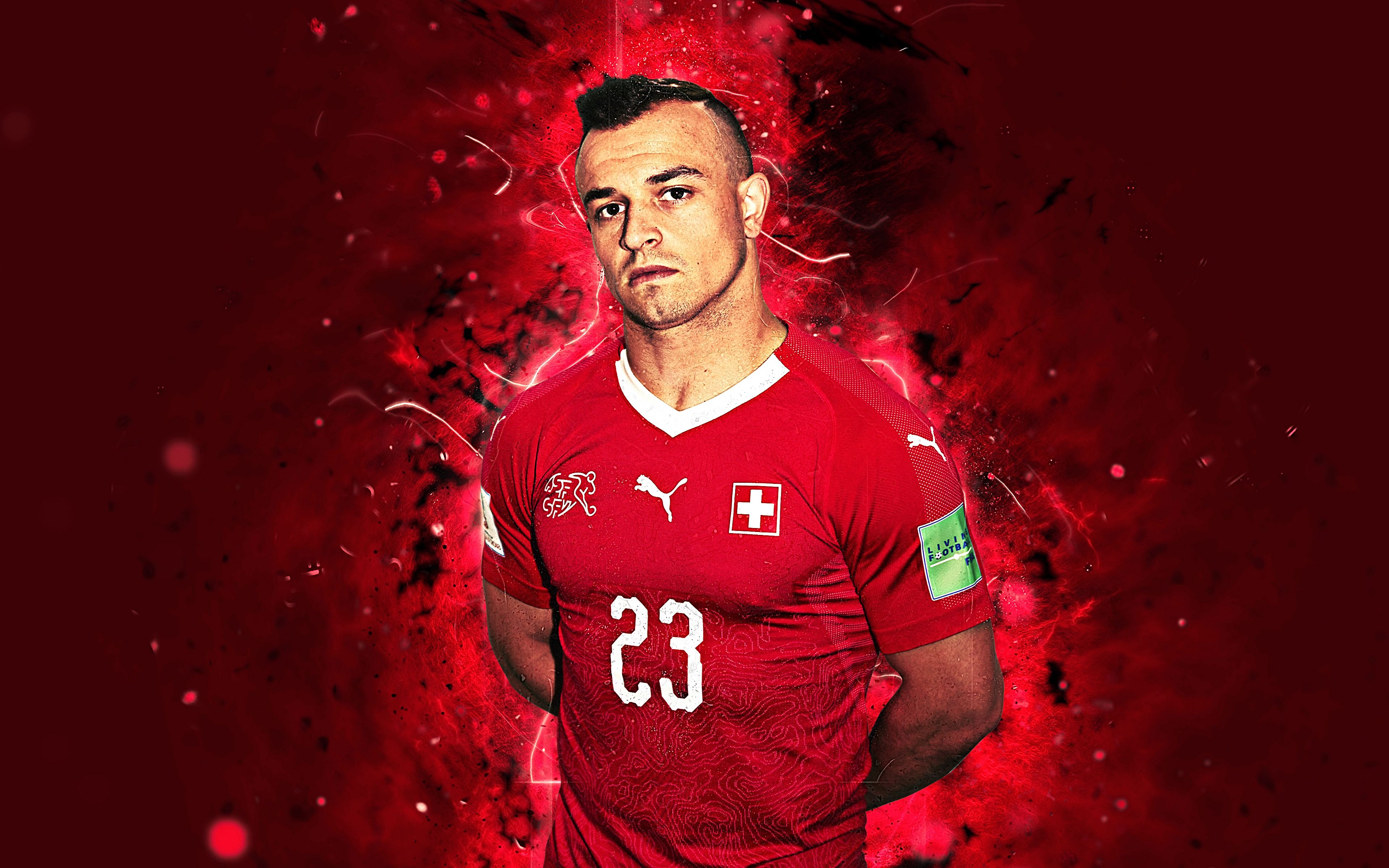 Soccer Swiss Xherdan Shaqiri 3840x2400