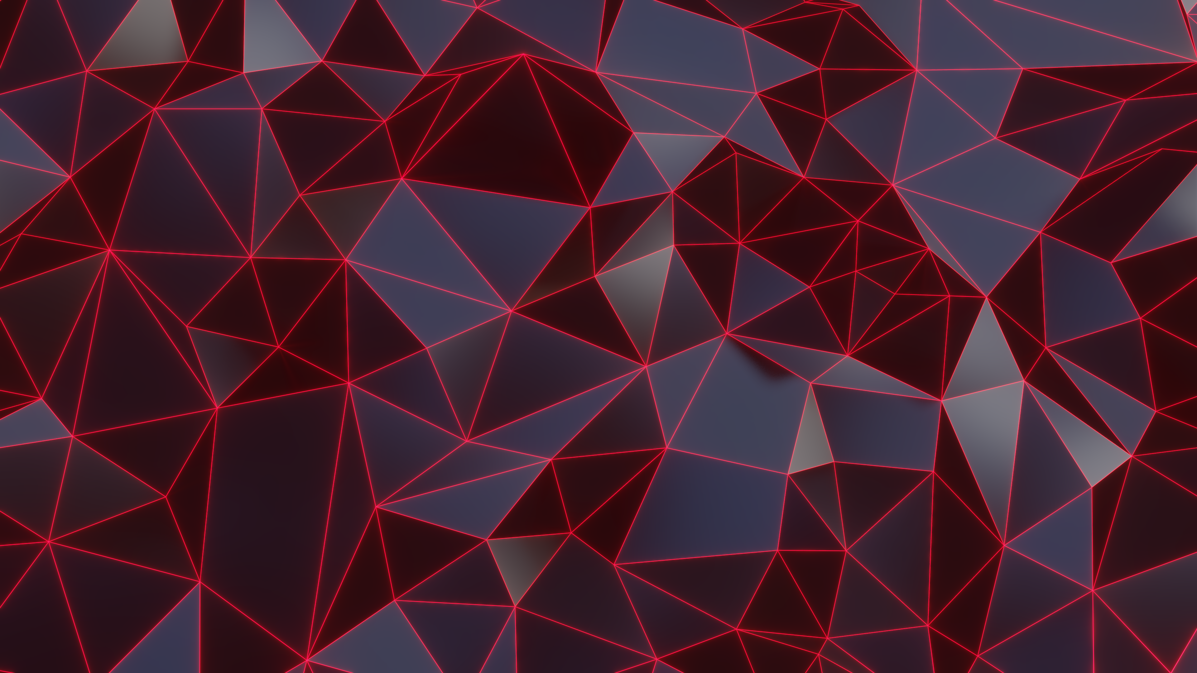 Low Poly Polygon Art Abstract 3D Abstract 3840x2160