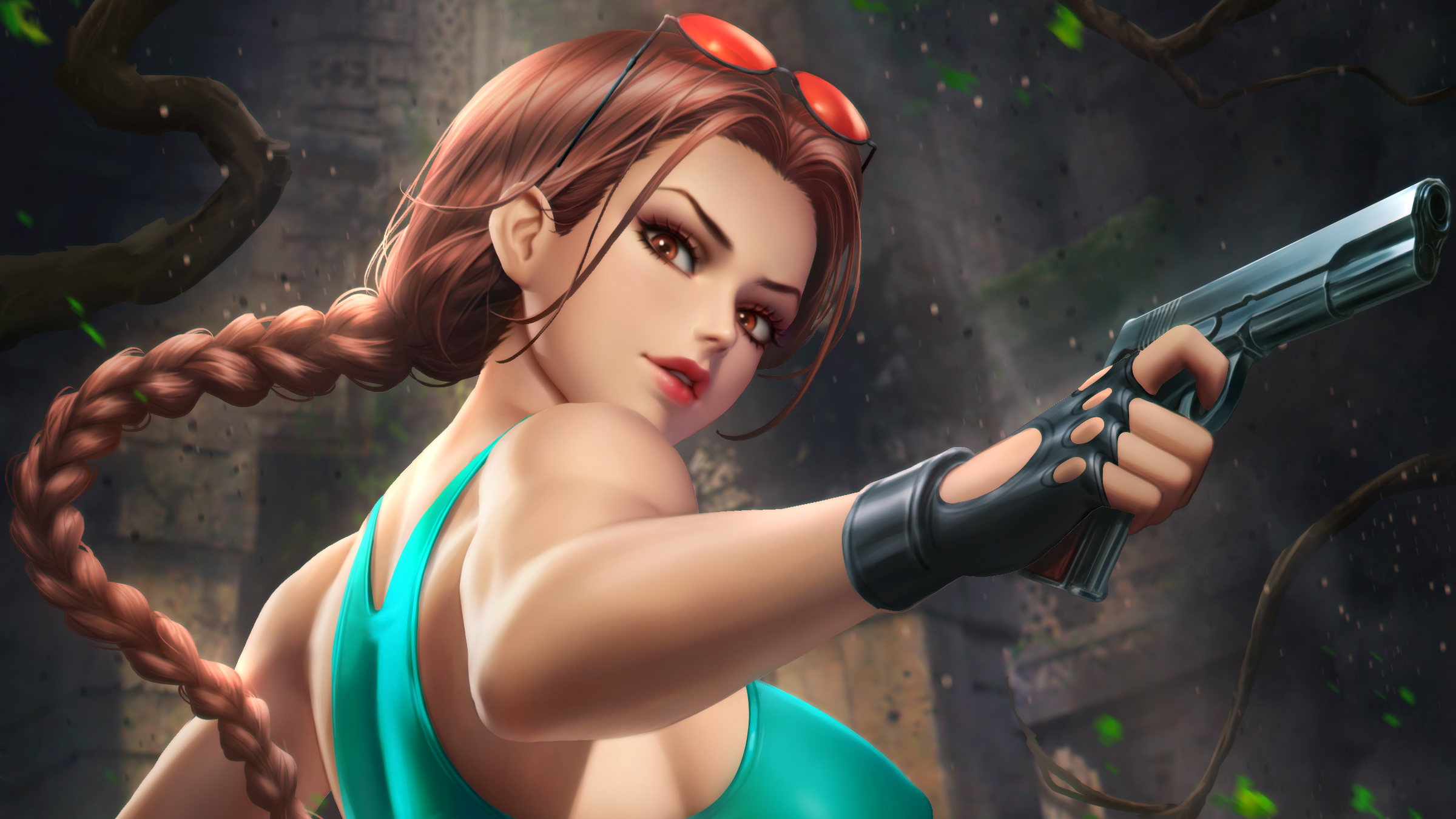 Lara Croft 2400x1350