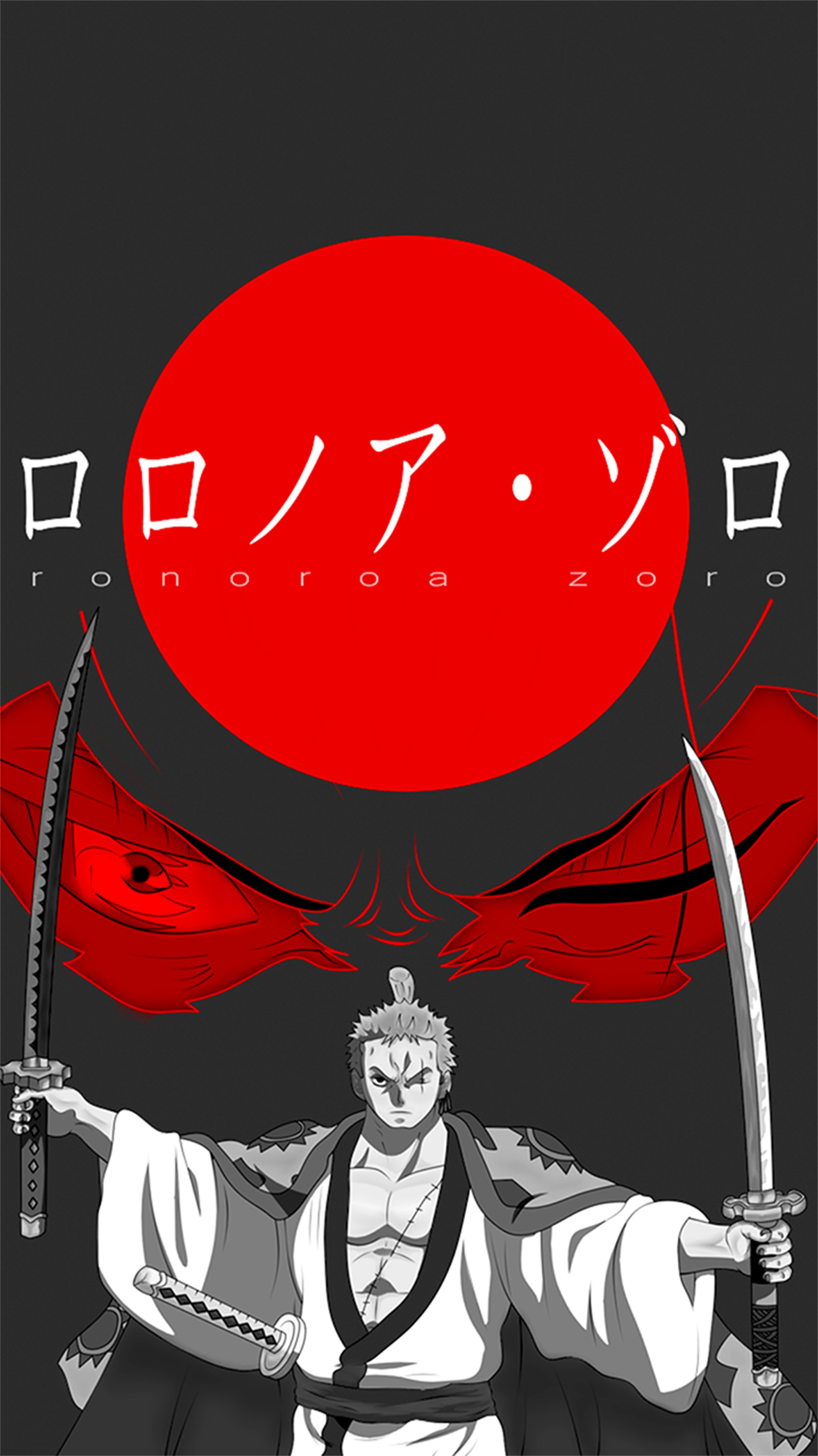 Roronoa Zoro One Piece Drawing Digital Art Metalanguage Anime Boys 1280x2276