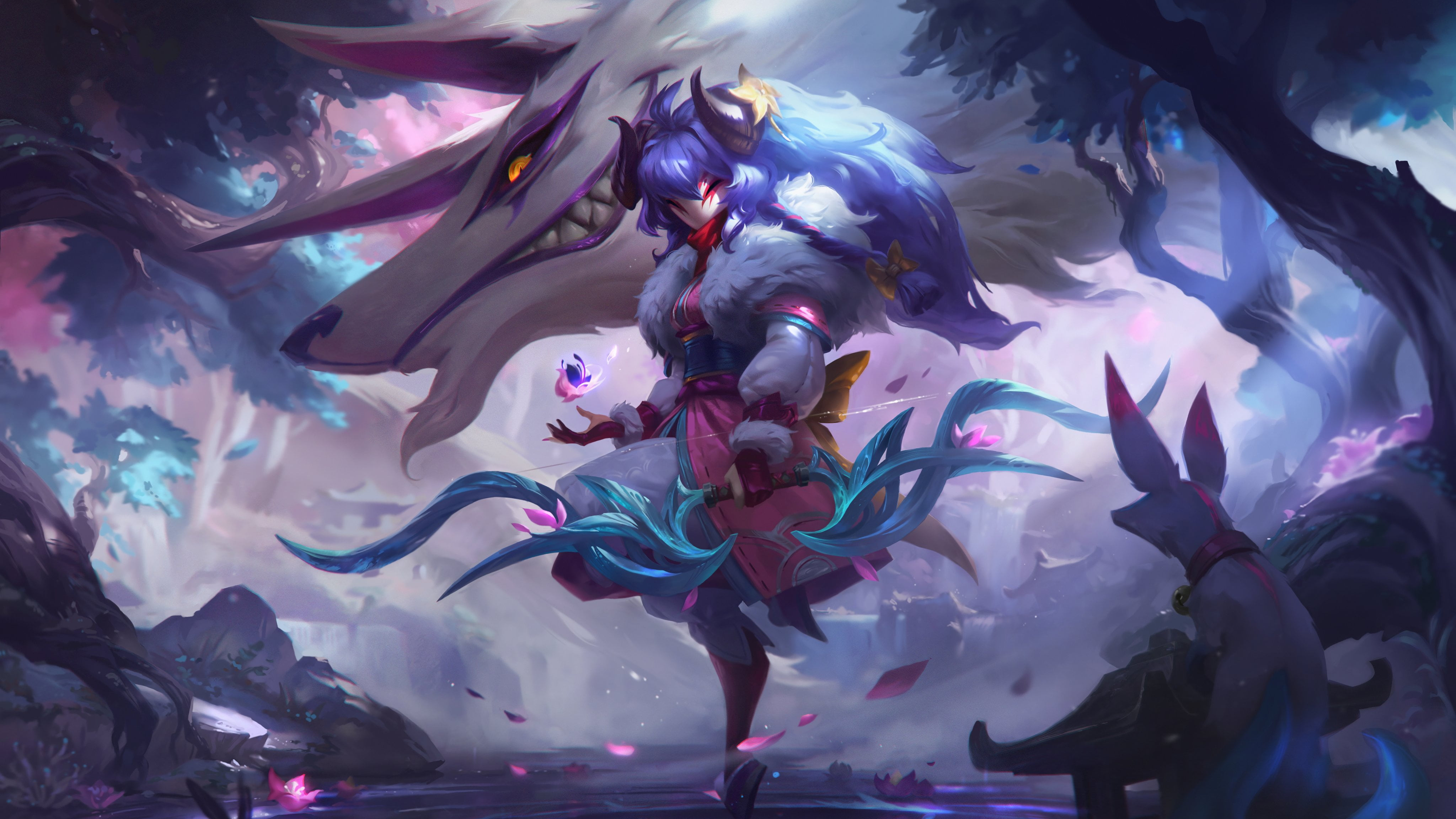 Kindred League Of Legends 4096x2304