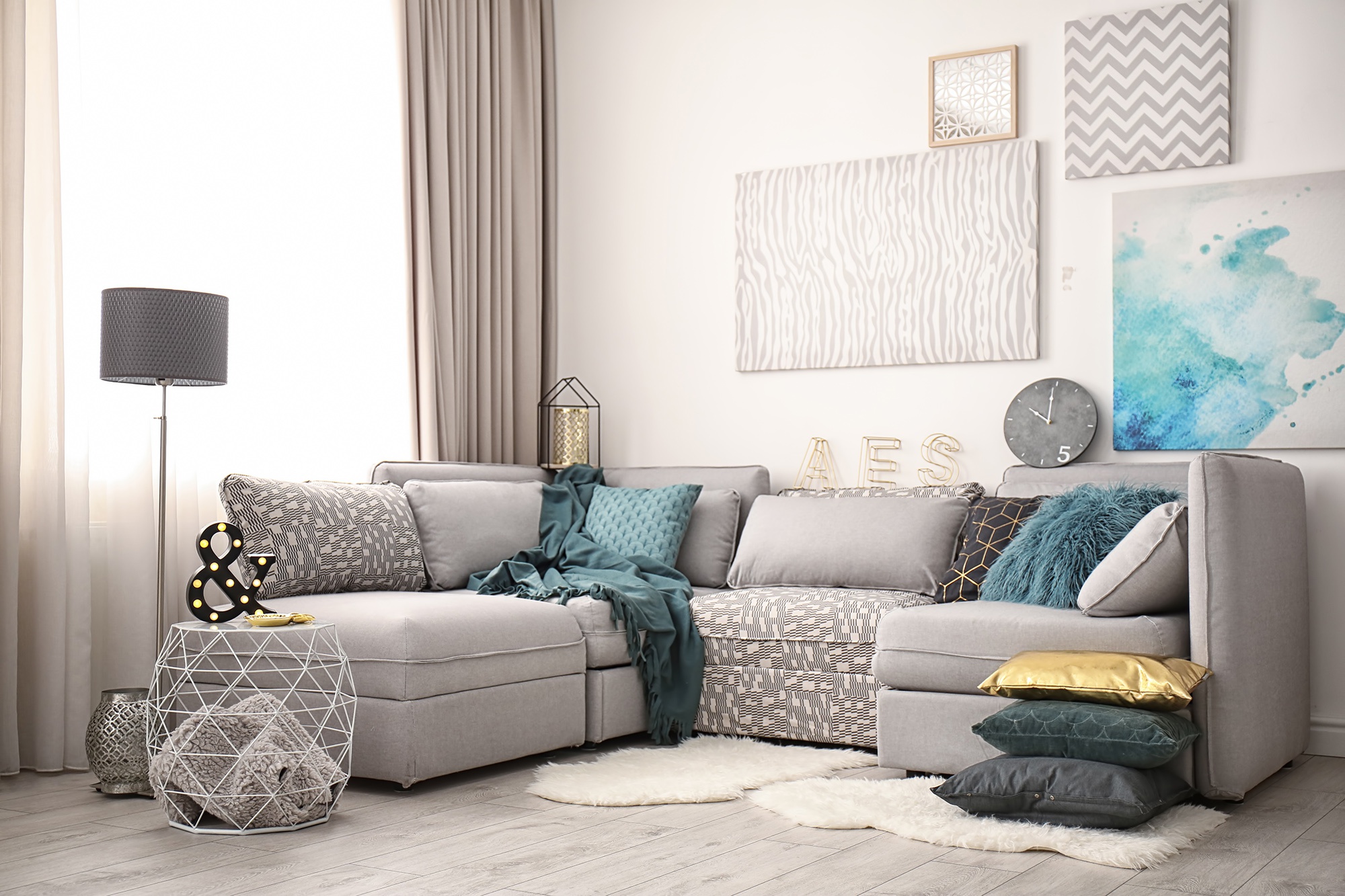 Furniture Living Room Pillow Sofa 2000x1333