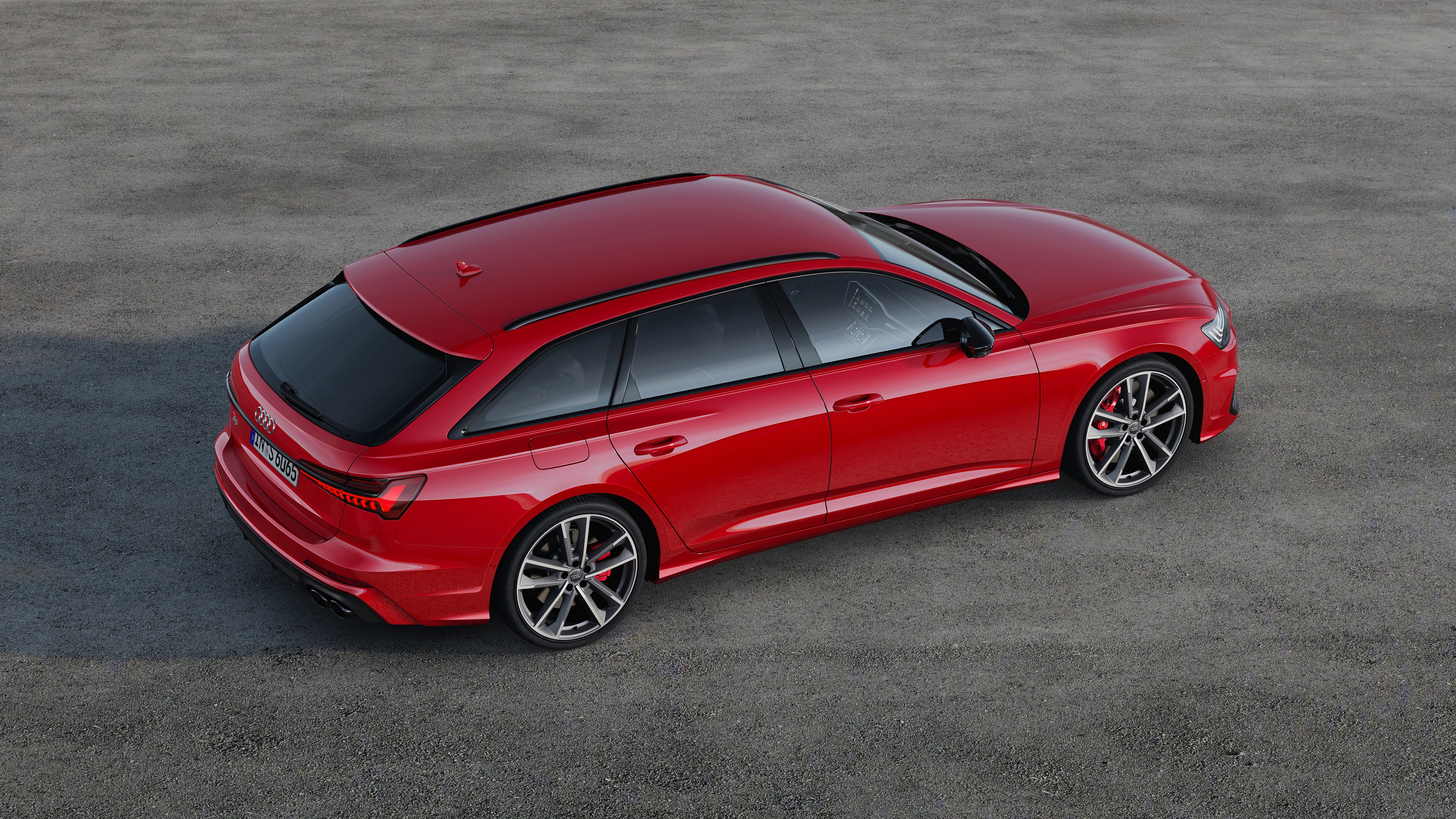 Audi Audi A6 Avant Car Luxury Car Red Car Vehicle 3840x2160