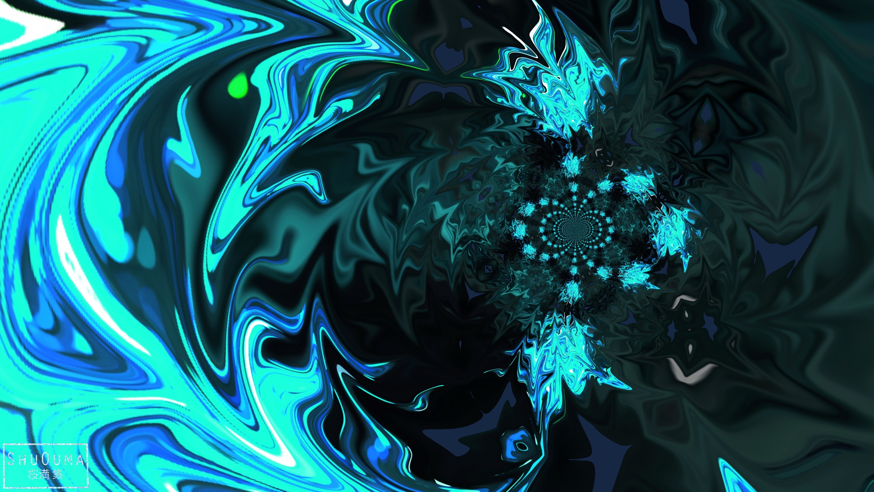 Abstract Blue 2880x1620